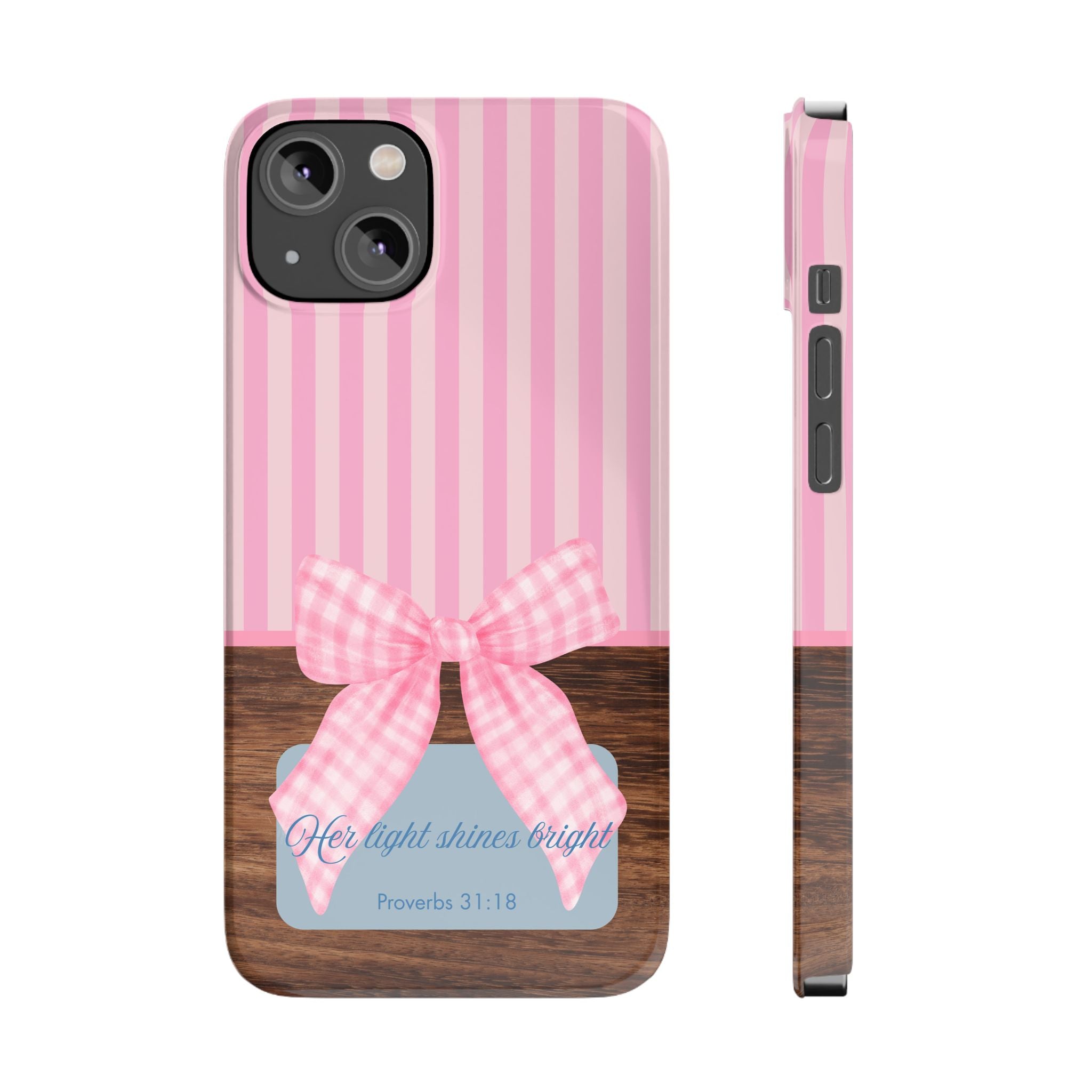 Her Light Shines Bright iPhone Case
