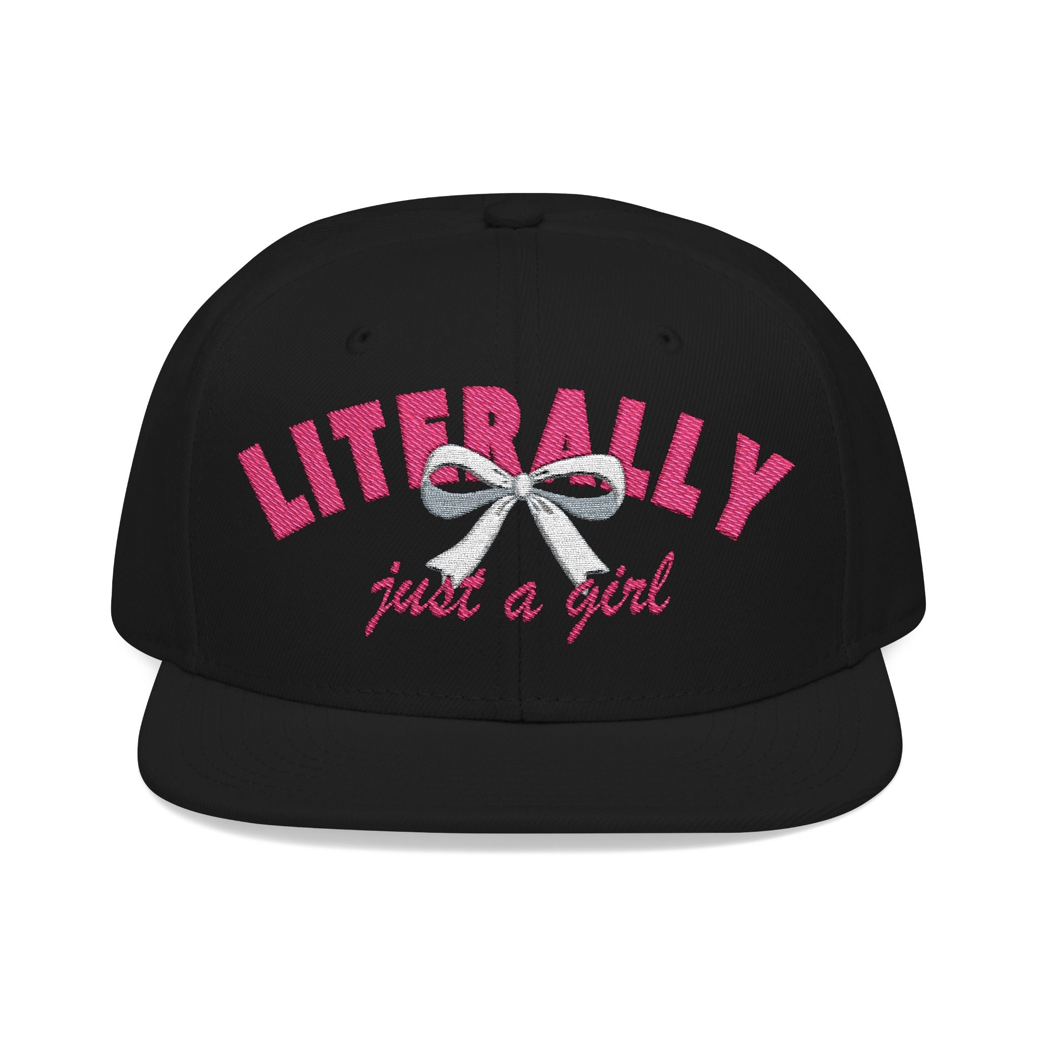 Literally Just A Girl Embroidered Hat