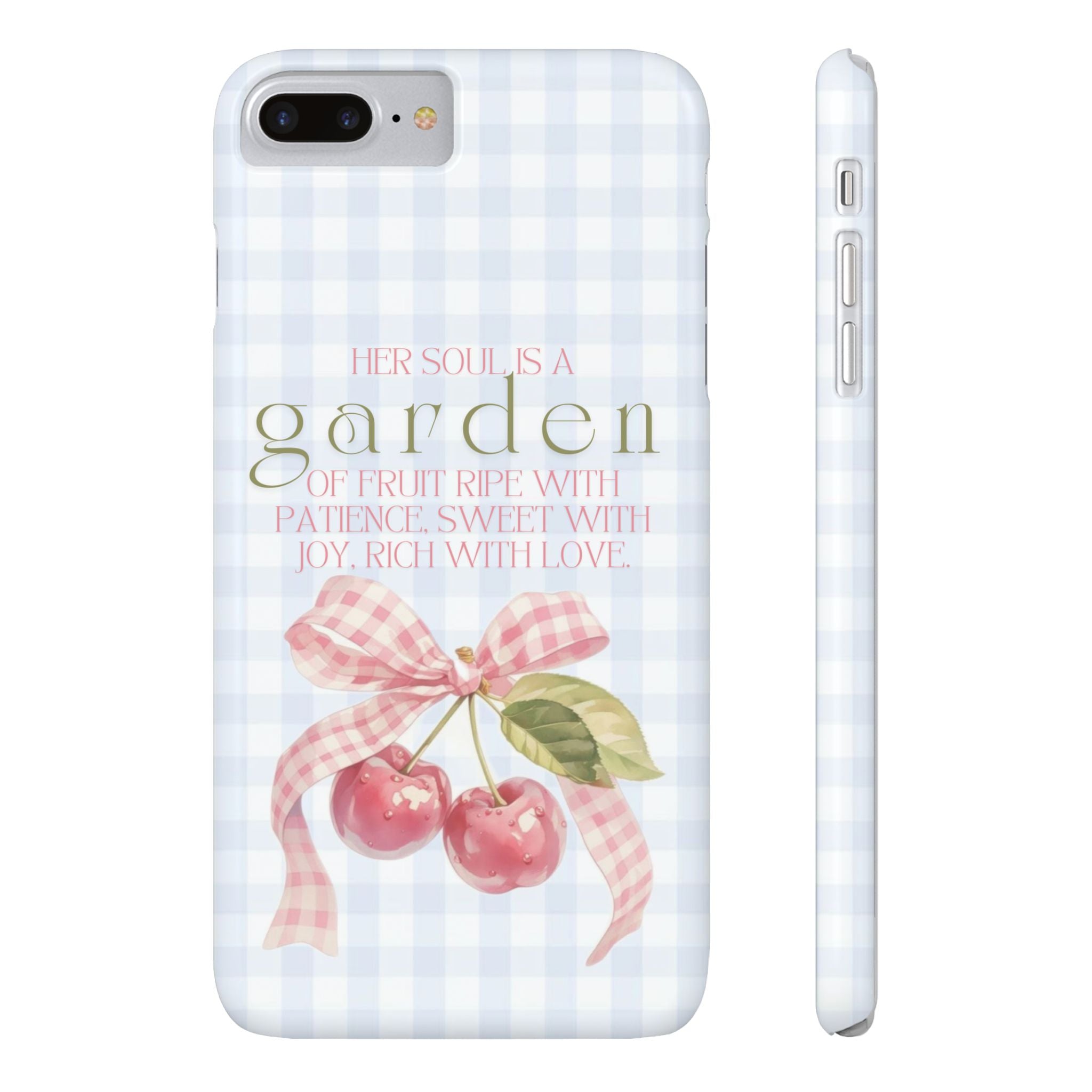 Her Soul Is A Garden iPhone Case
