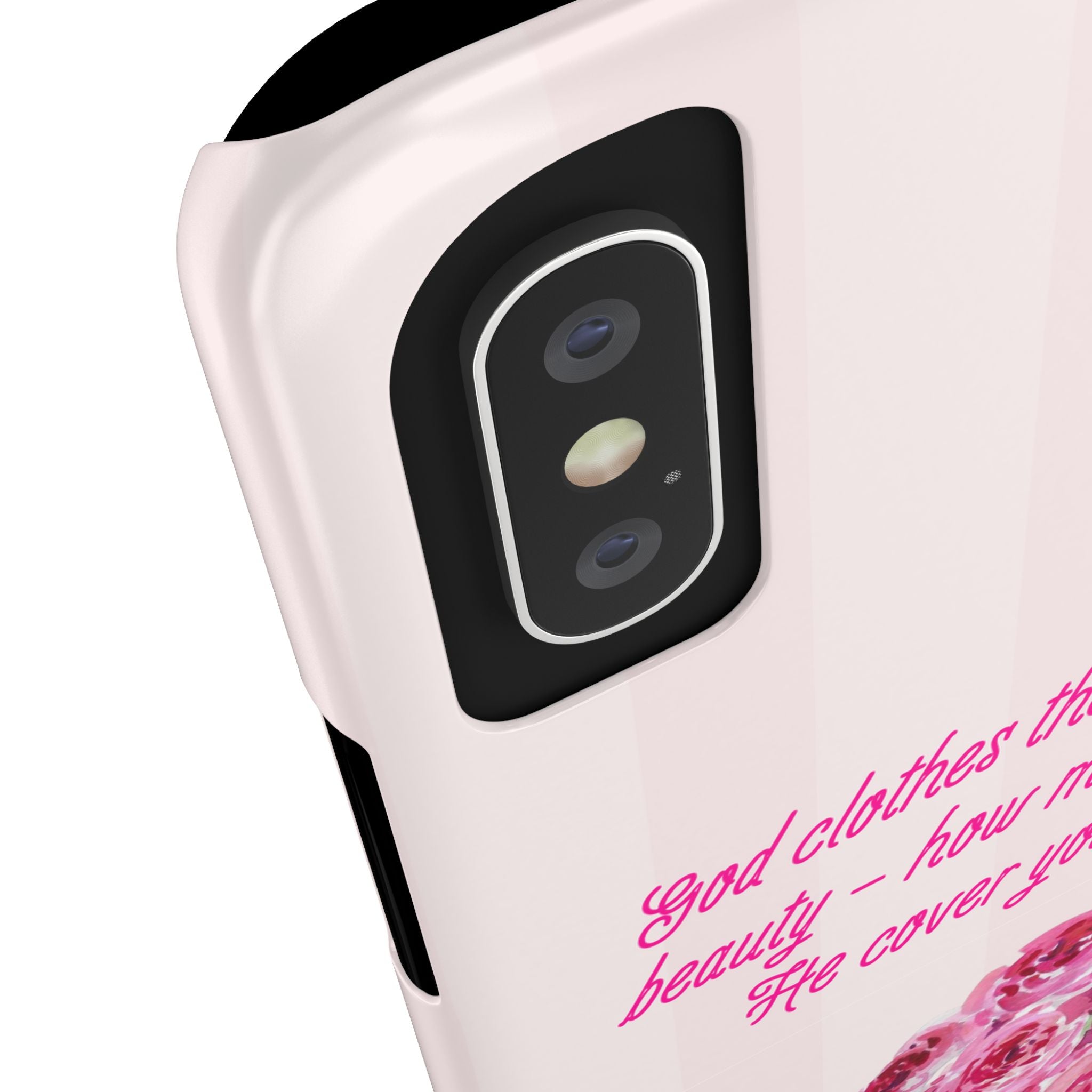 God Clothes The Flowers In Beauty Calling iPhone Case