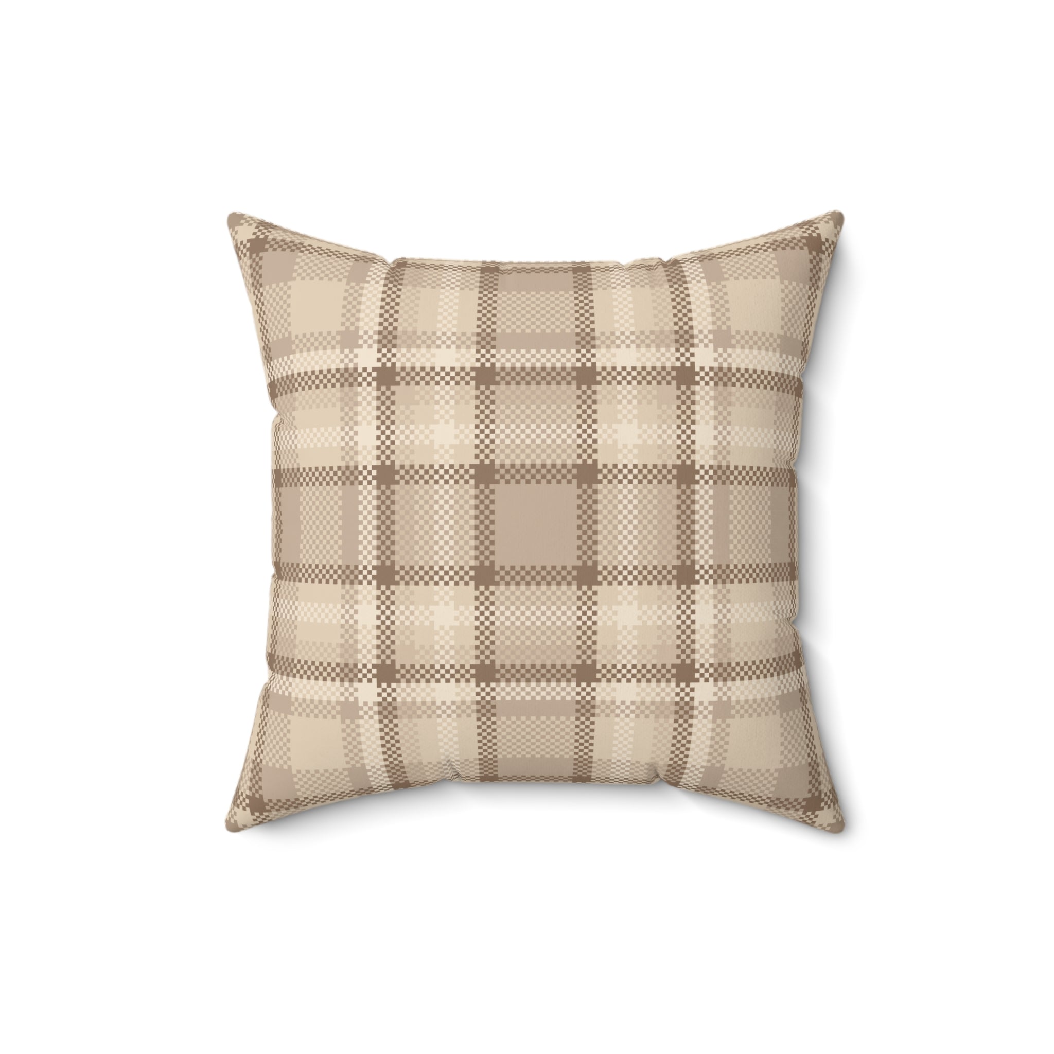 Neutral Plaid Pillow