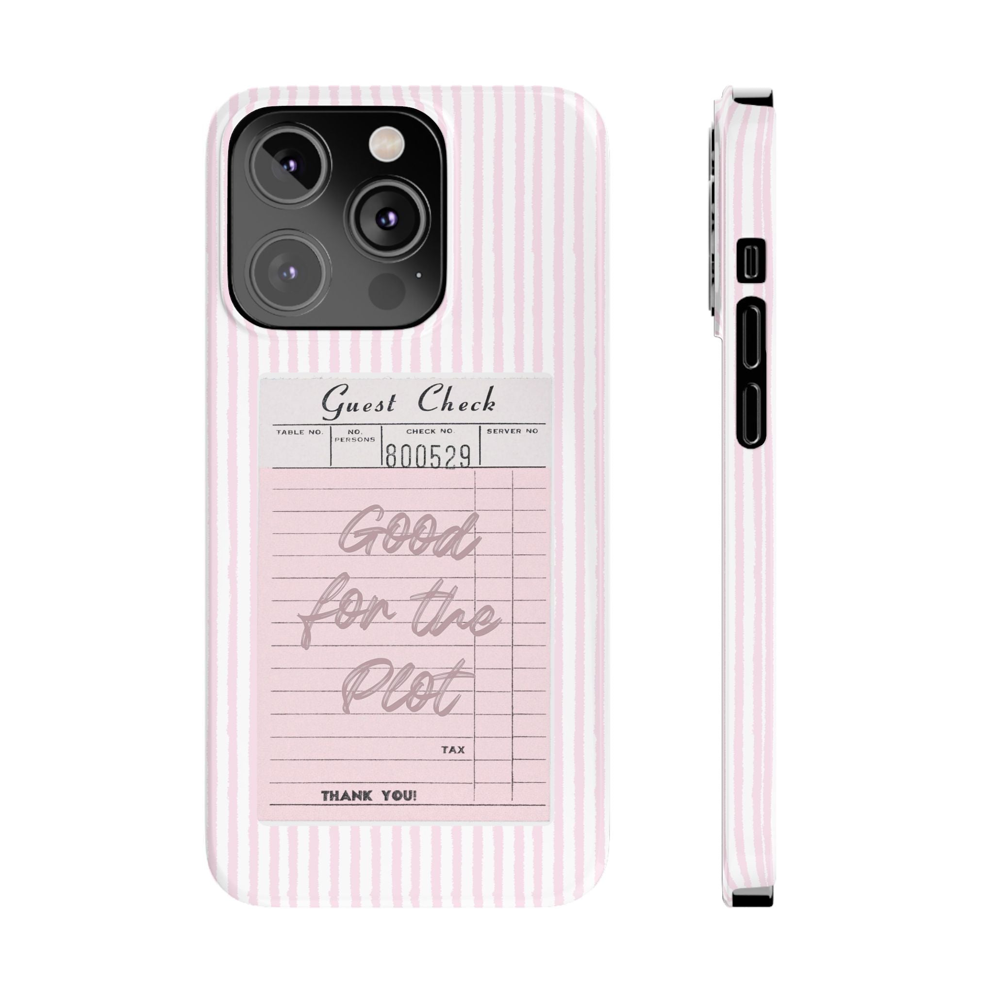 Good For The Plot iPhone Case