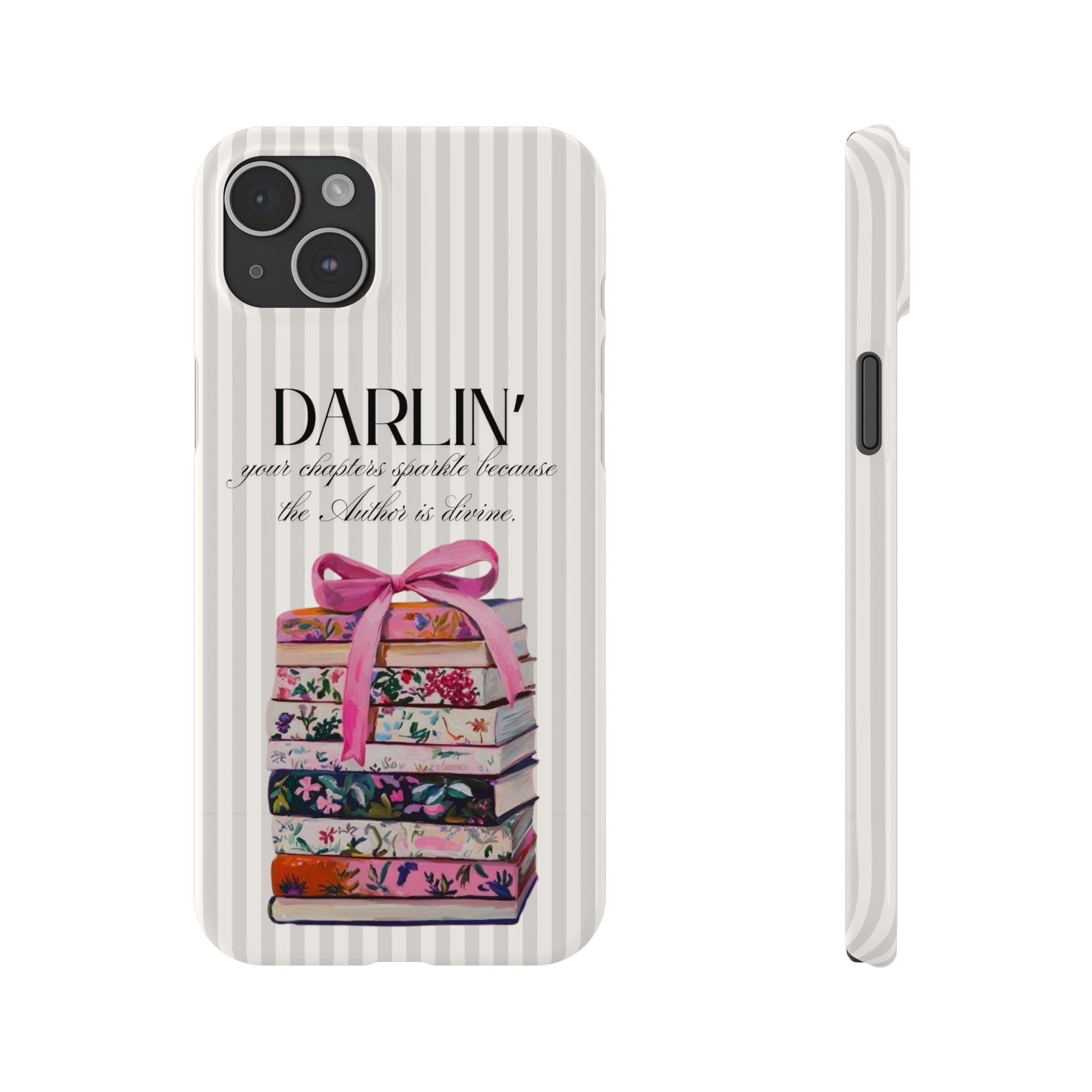 Darlin’ The Author Is Devine iPhone Case