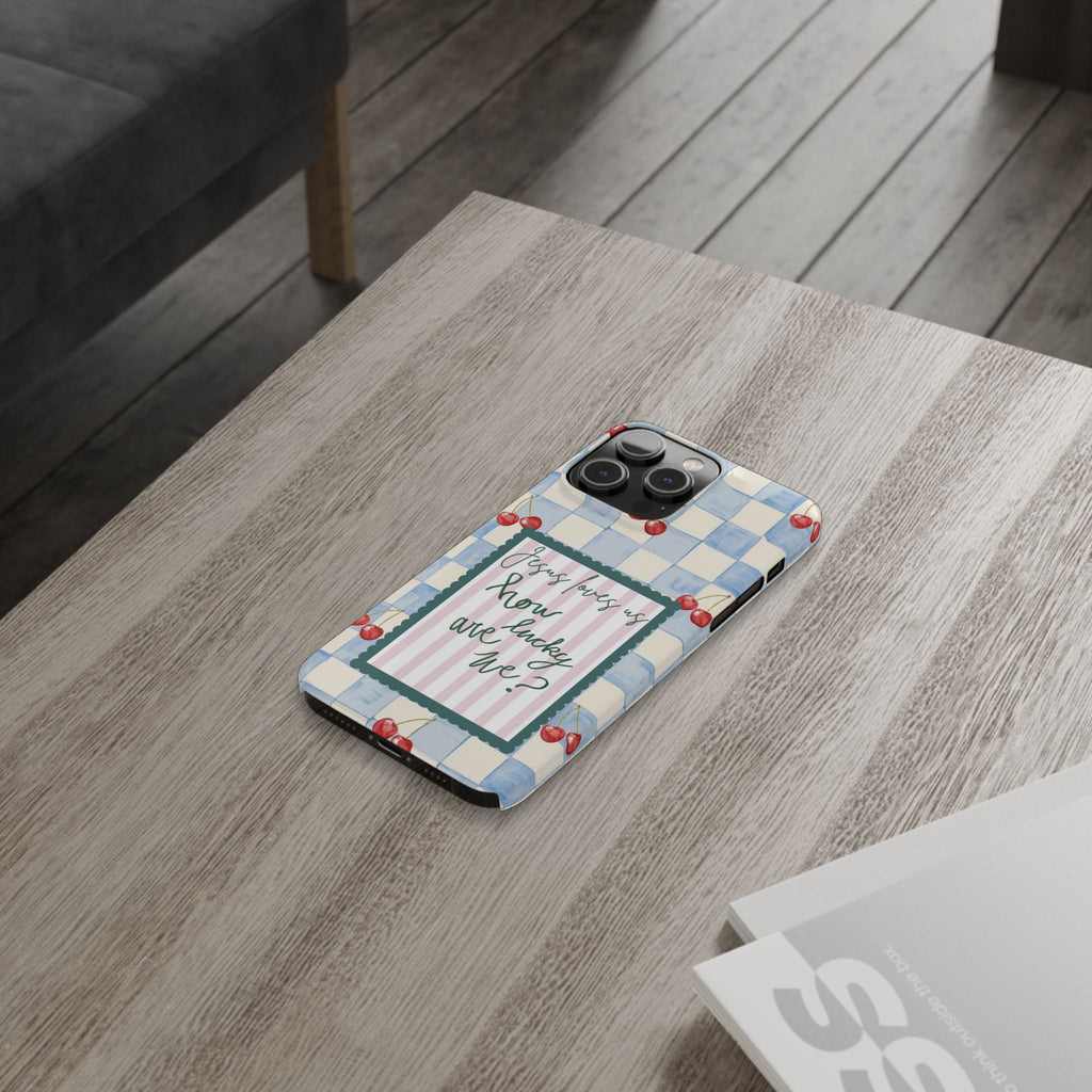 Jesus Loves Us iPhone Case