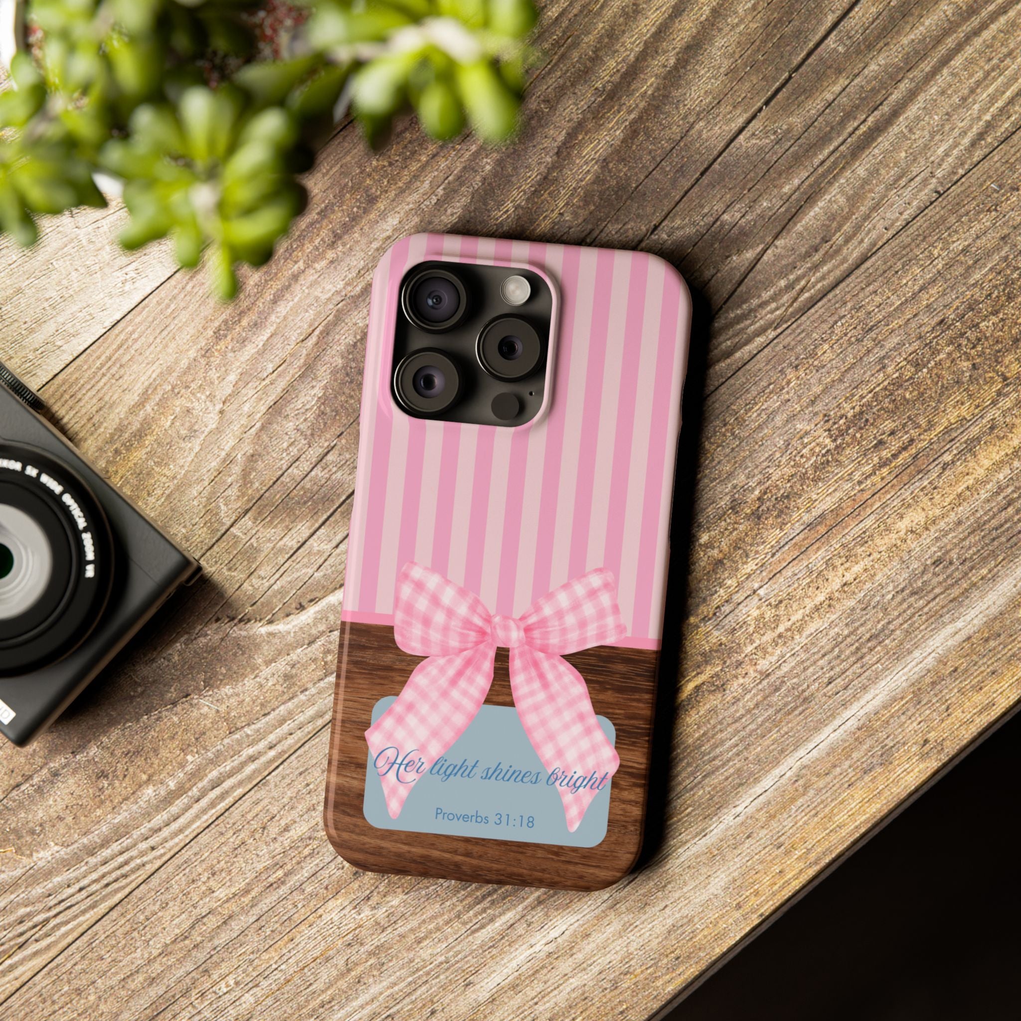 Her Light Shines Bright iPhone Case