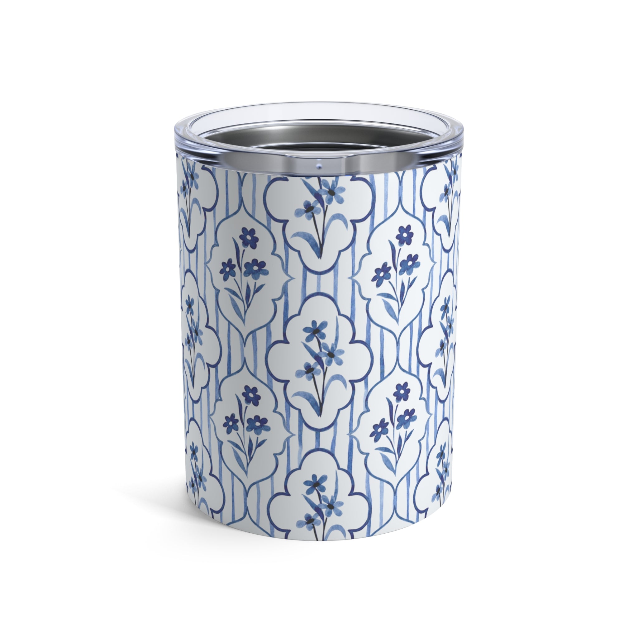 Navy Flower Mini Tumbler