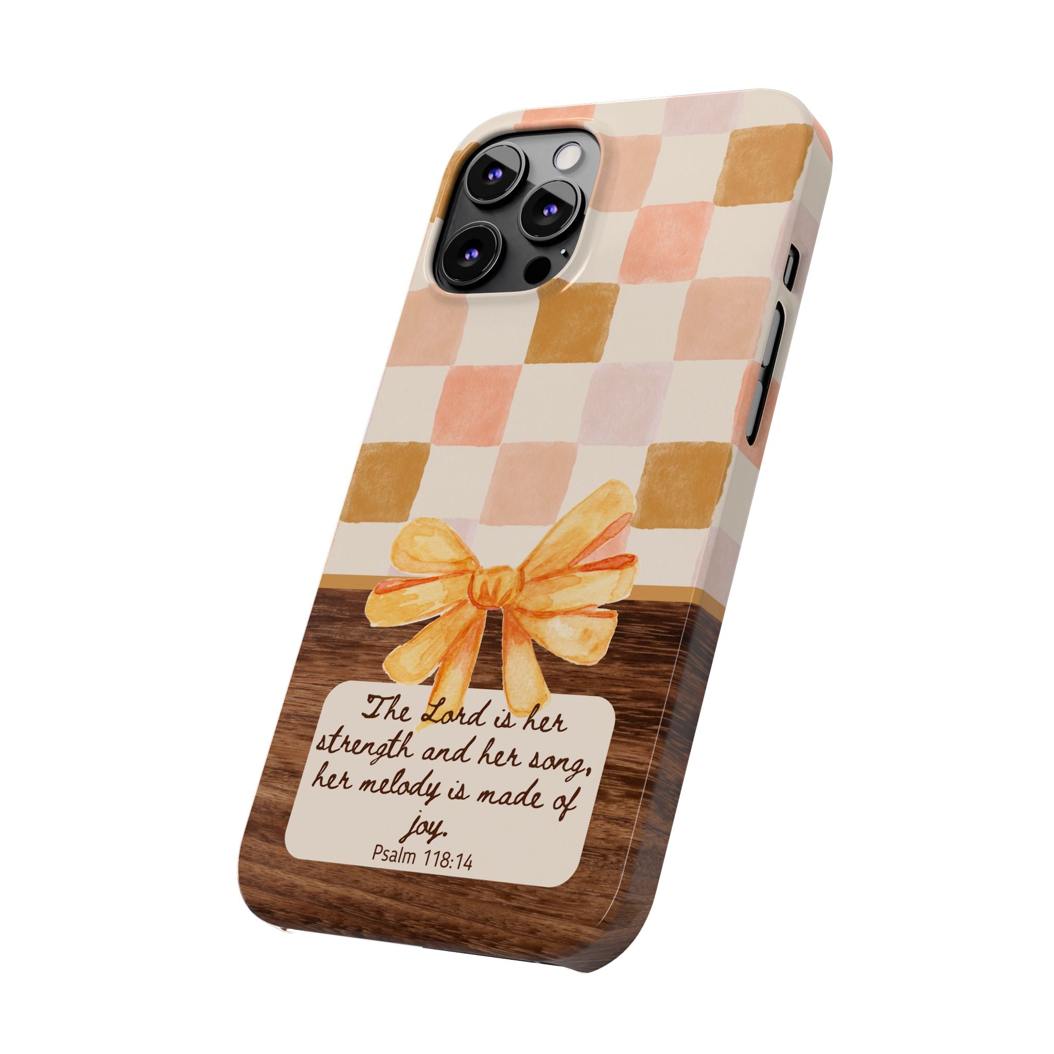 The Lord Is Her Strength iPhone Case