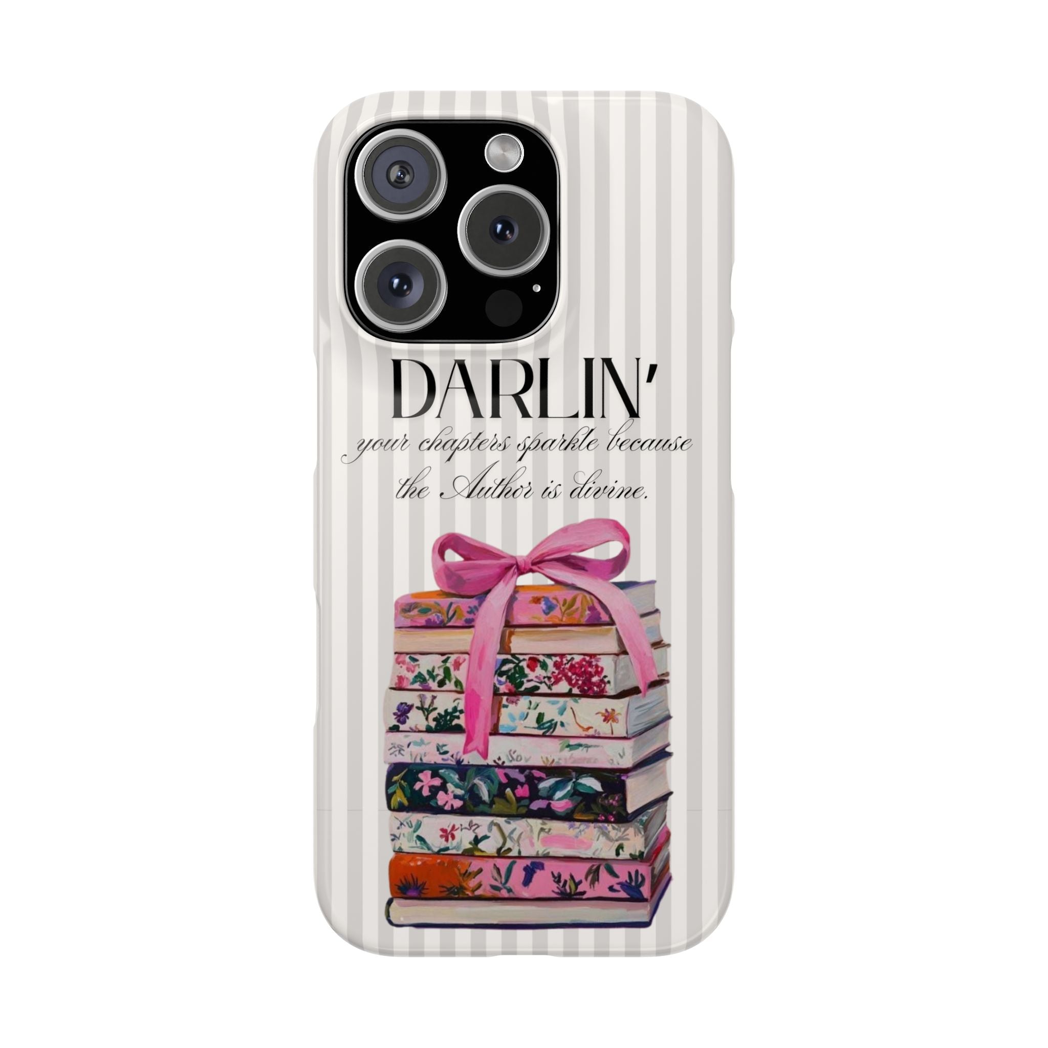 Darlin’ The Author Is Devine iPhone Case