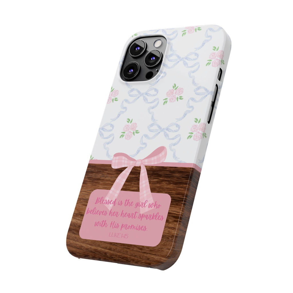 Blessed Is The Girl iPhone Case