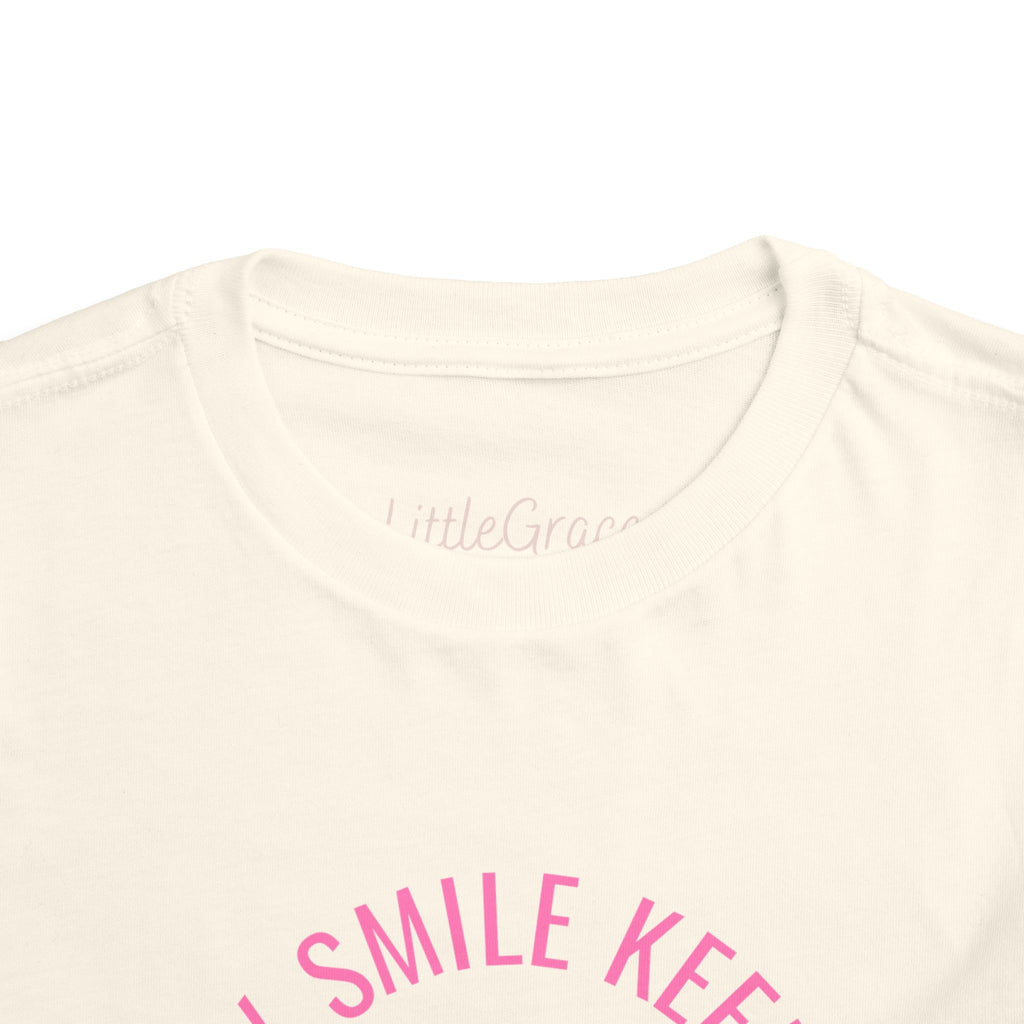 My Smile Keeps Me Out Of Trouble Toddler Tee
