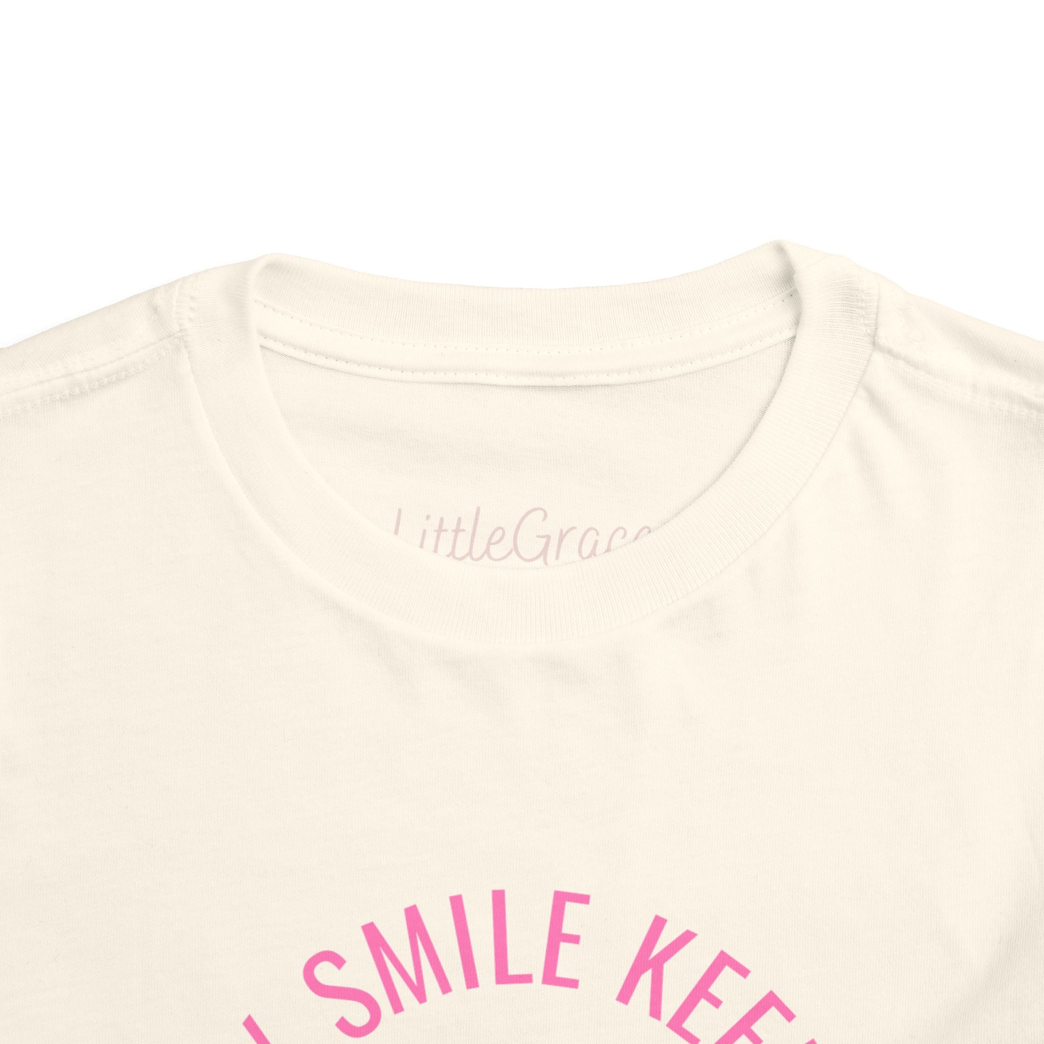 My Smile Keeps Me Out Of Trouble Toddler Tee