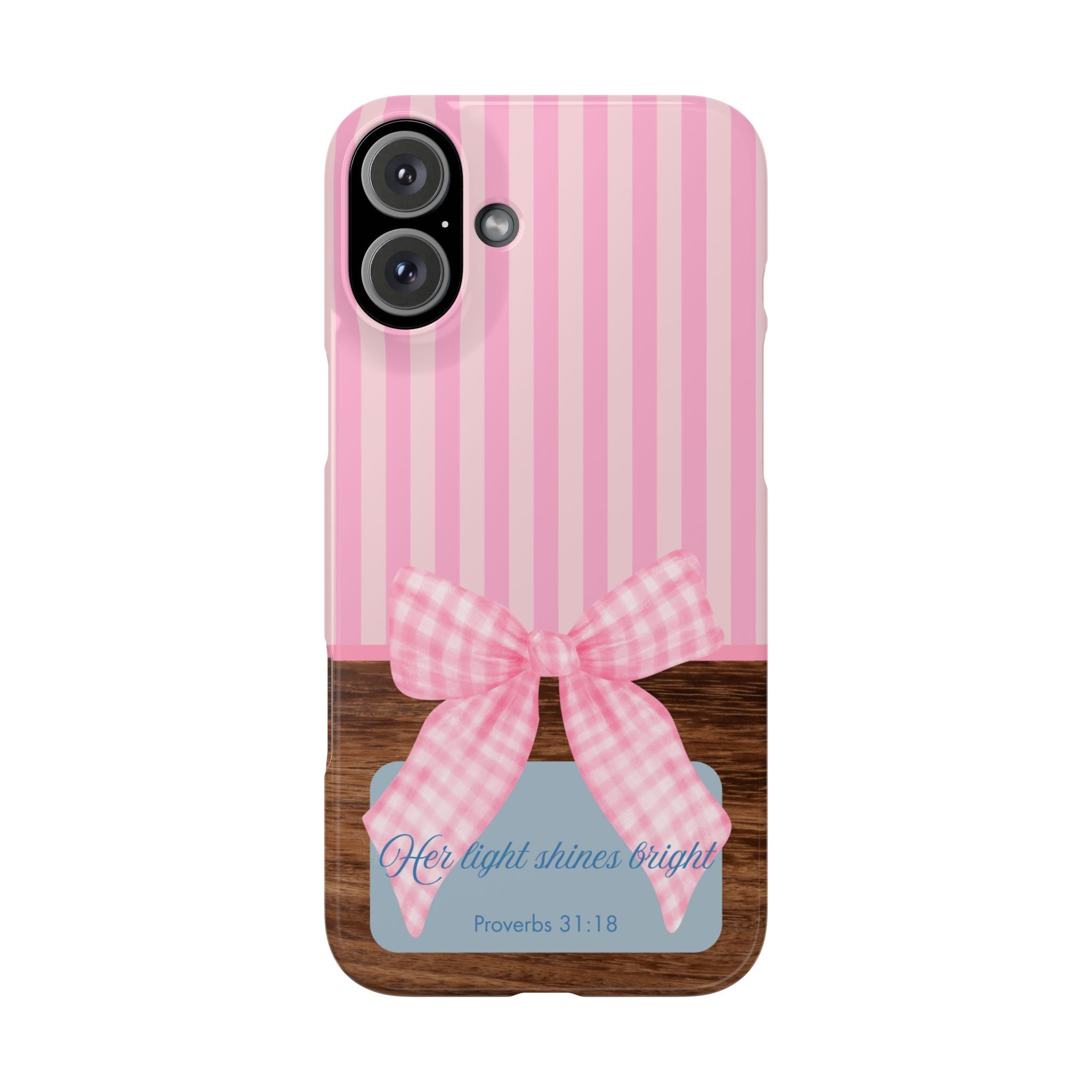 Her Light Shines Bright iPhone Case