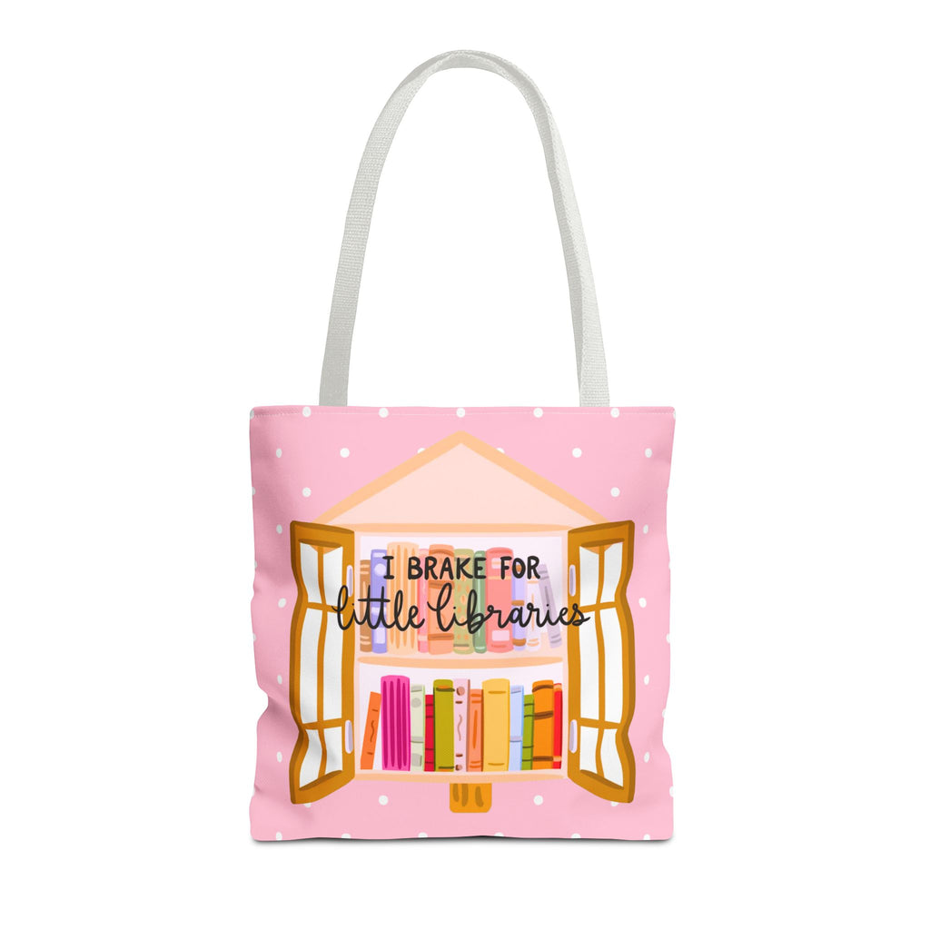 I Brake For Little Libraries Tote Bag