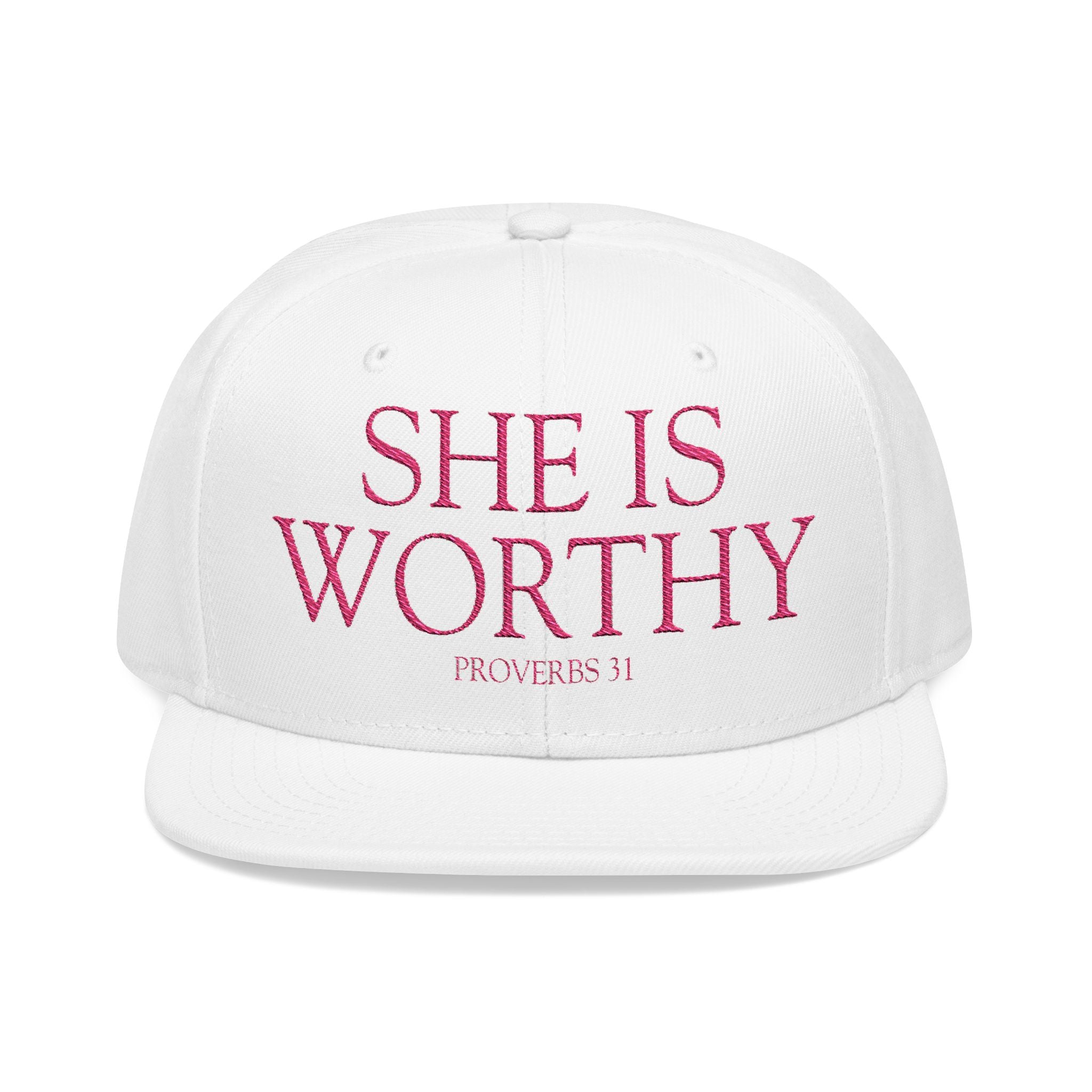 She Is Worthy Embroidered Hat