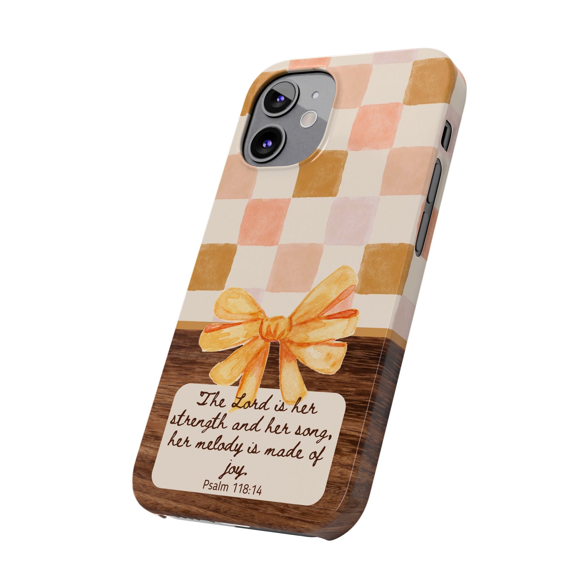 The Lord Is Her Strength iPhone Case