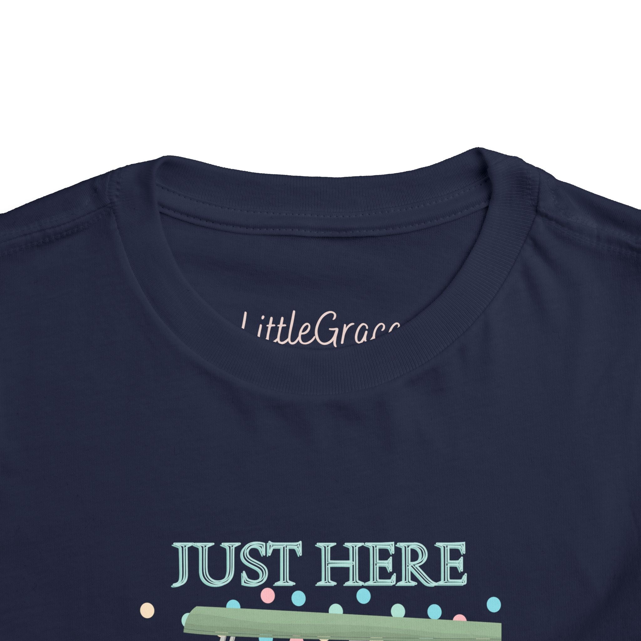 Just here for the snacks golf Toddler Tee