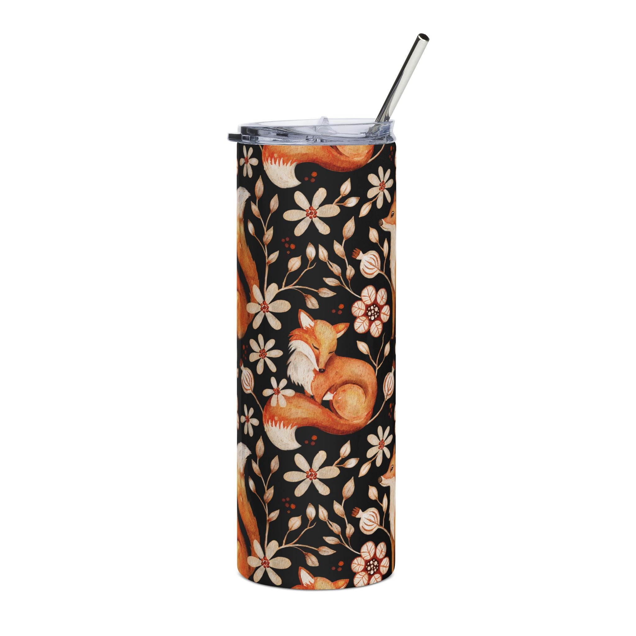 Foxy Petals 20oz Tumbler