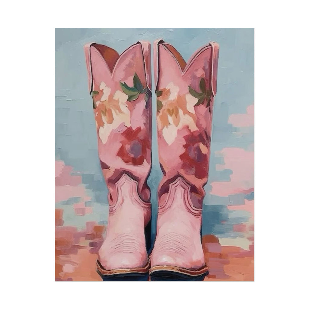Cowgirl Boots Unframed Poster
