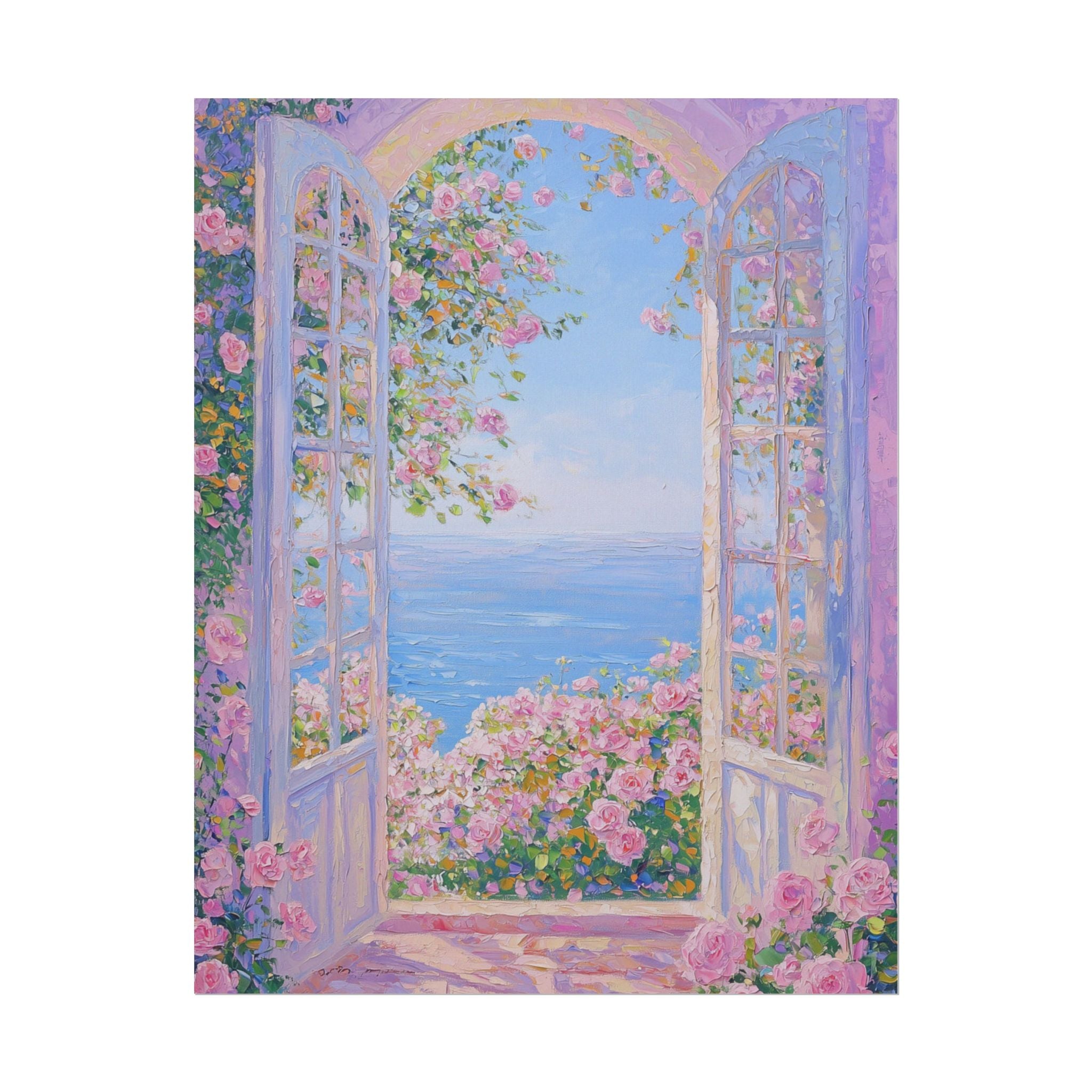 Flower Balcony Unframed Poster