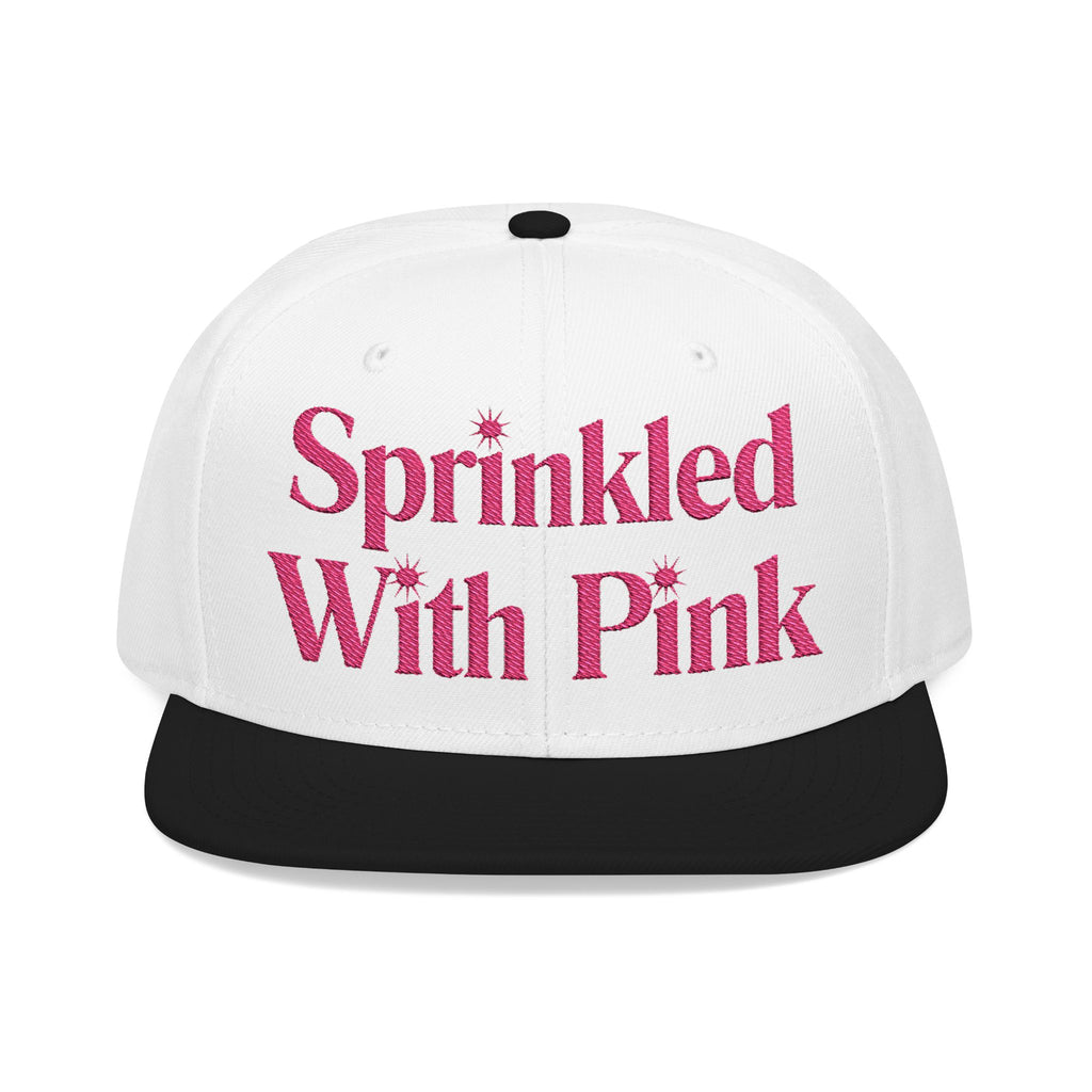 Sprinkled With Pink Embroidered Hat