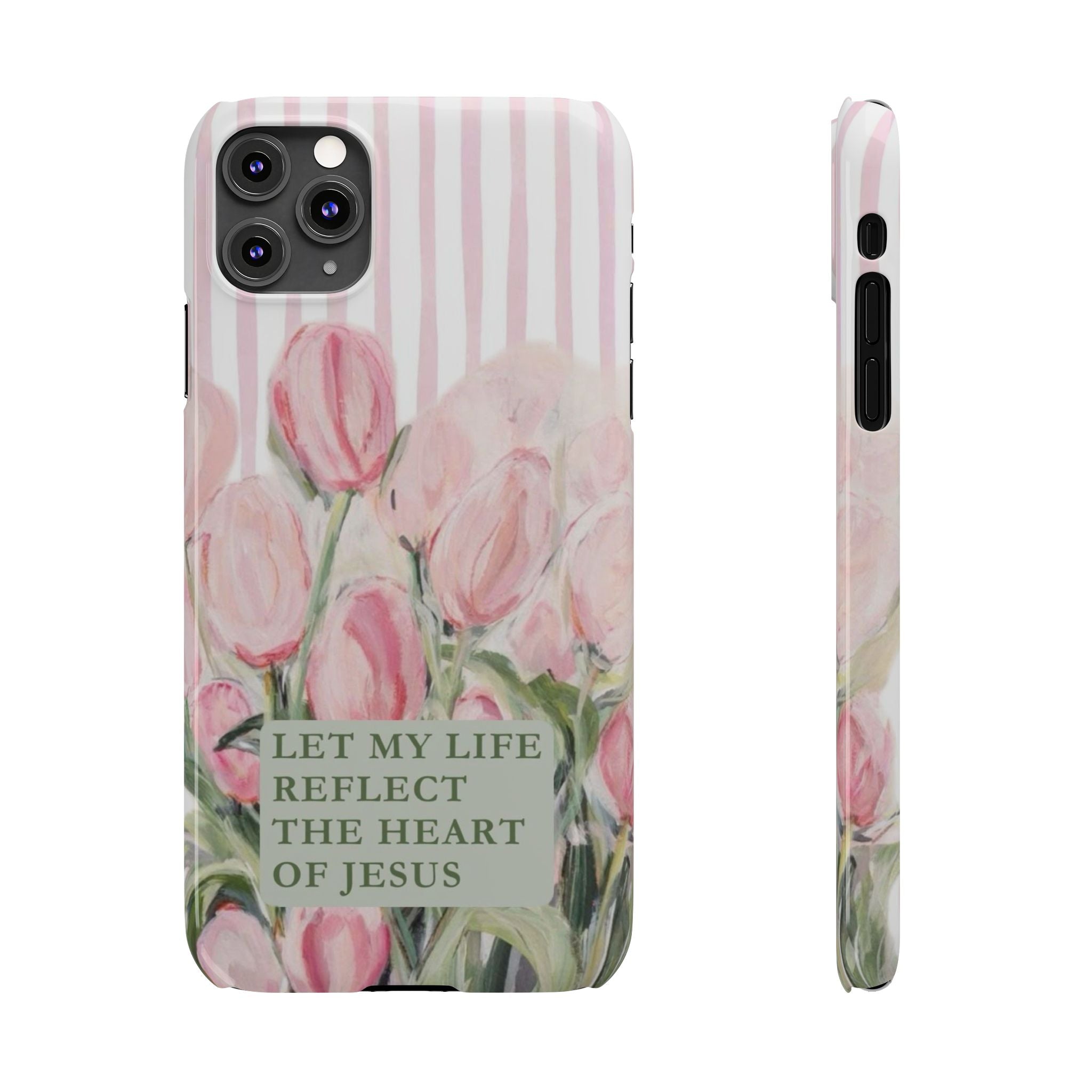 Let My Life Reflect The Heart Of Jesus iPhone Case