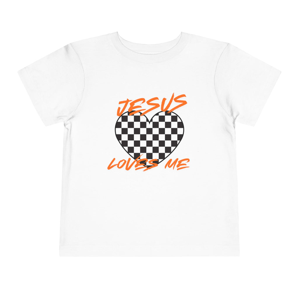 Jesus Loves Me Heart Toddler Tee