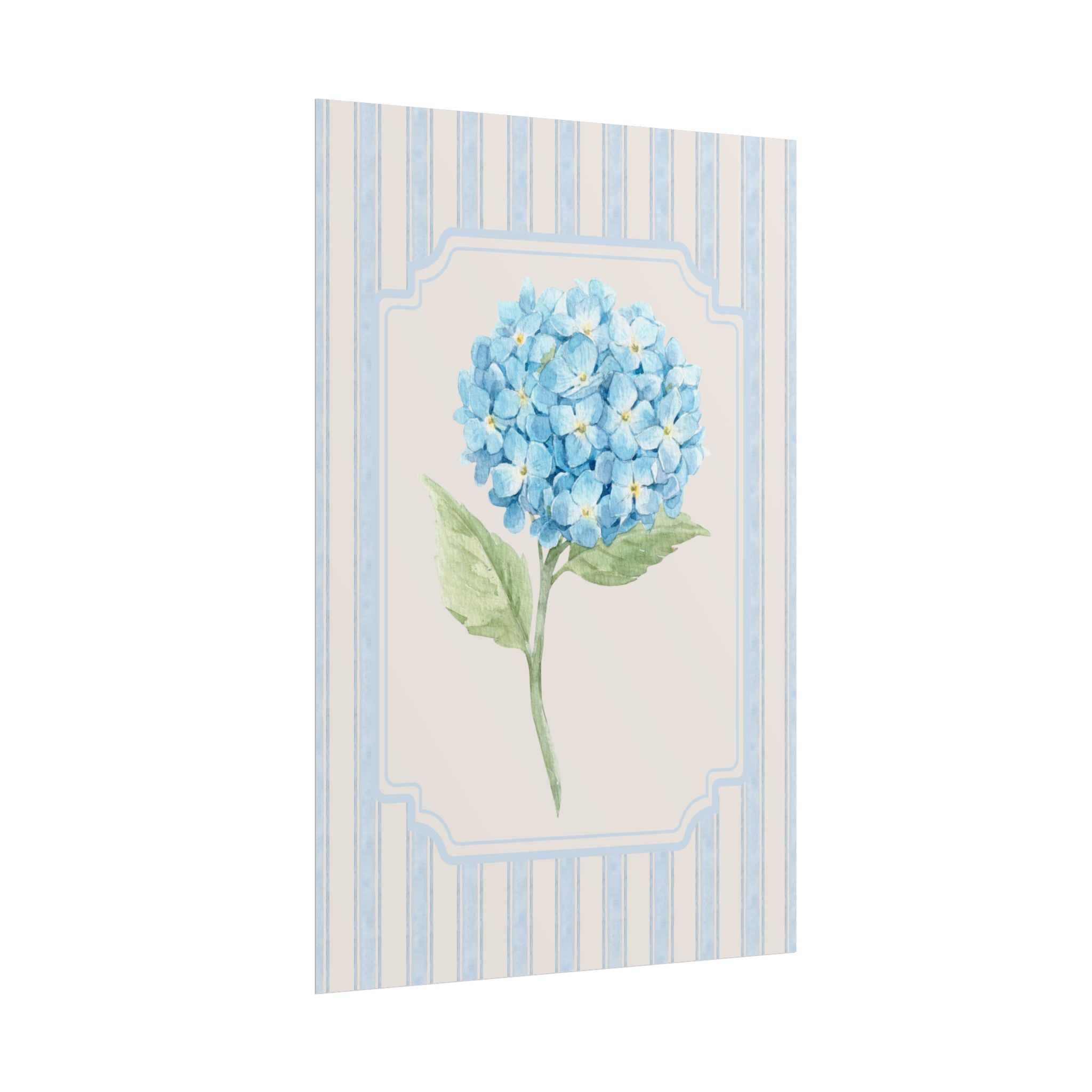 Blue Hydrangea Unframed Poster