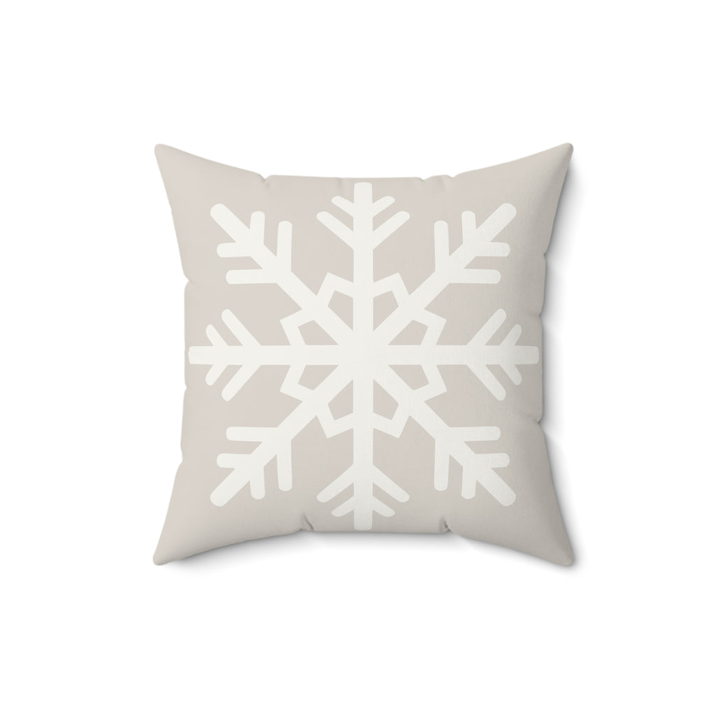 Winter Snowflake Pillow