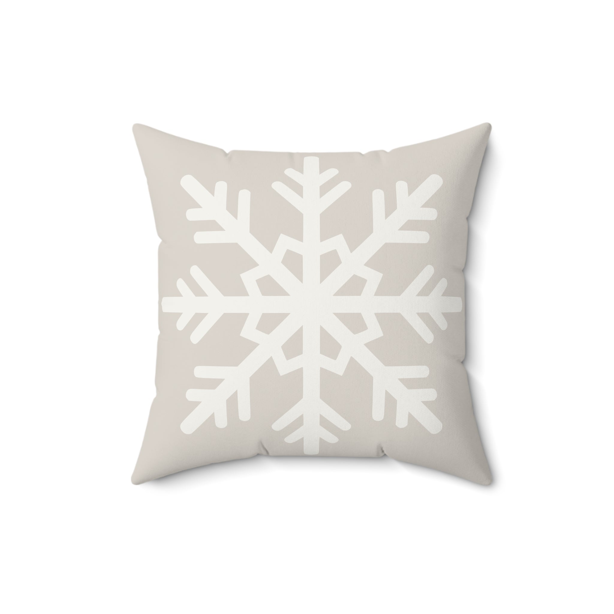 Winter Snowflake Pillow