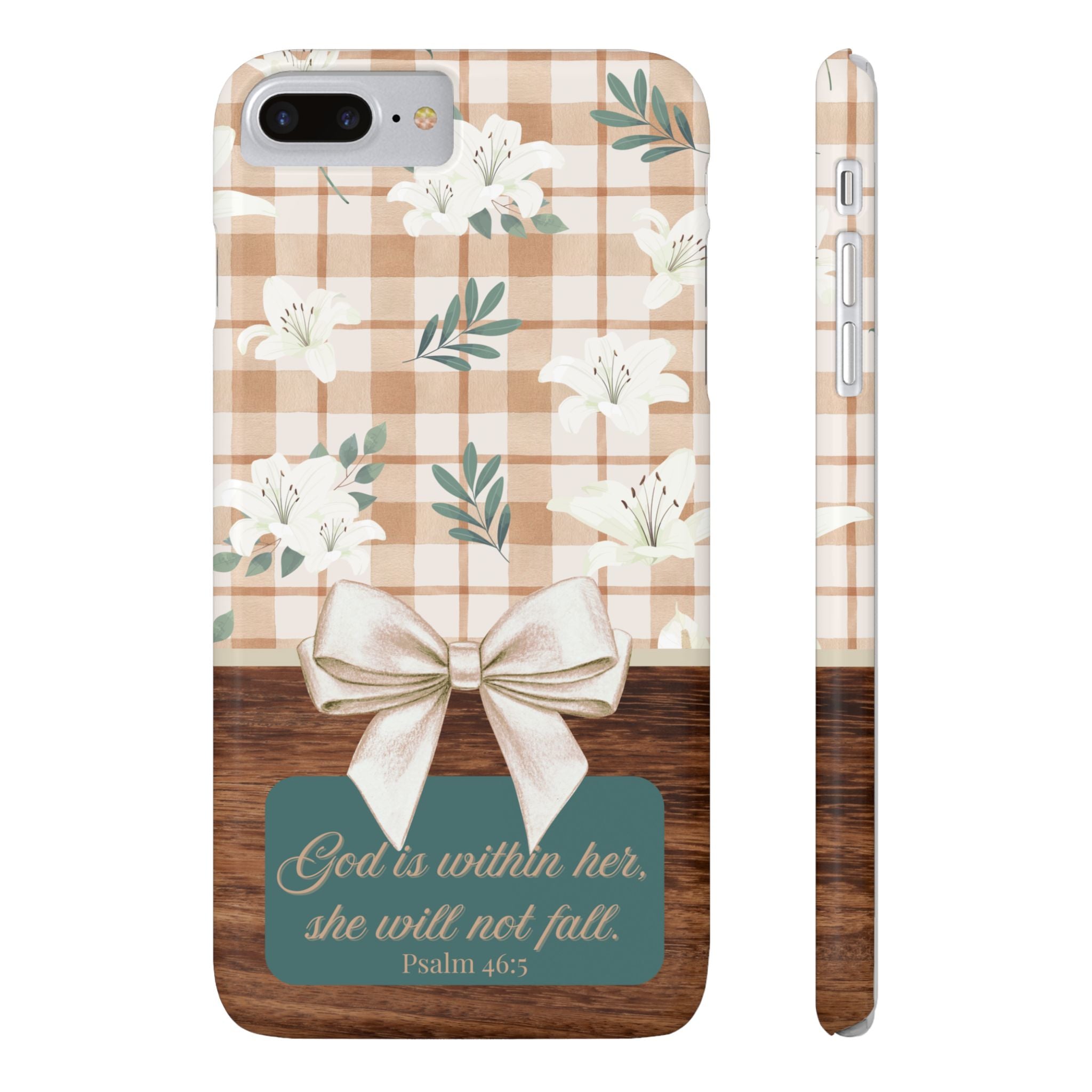 God Is Within Her She Will Not Fall iPhone Case
