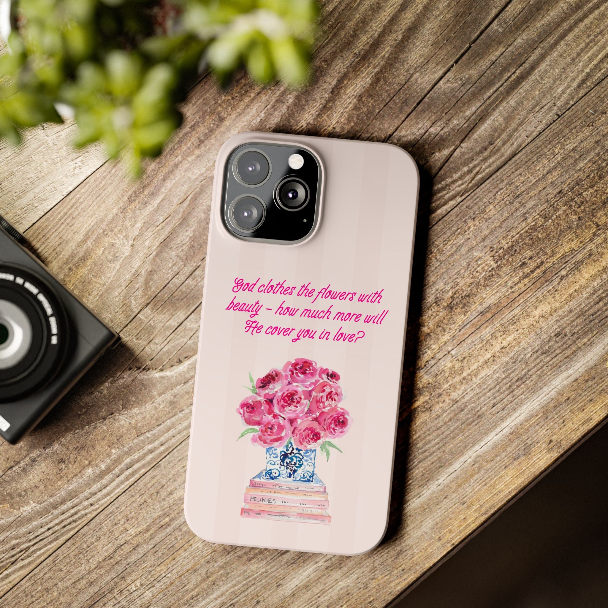 God Clothes The Flowers In Beauty Calling iPhone Case