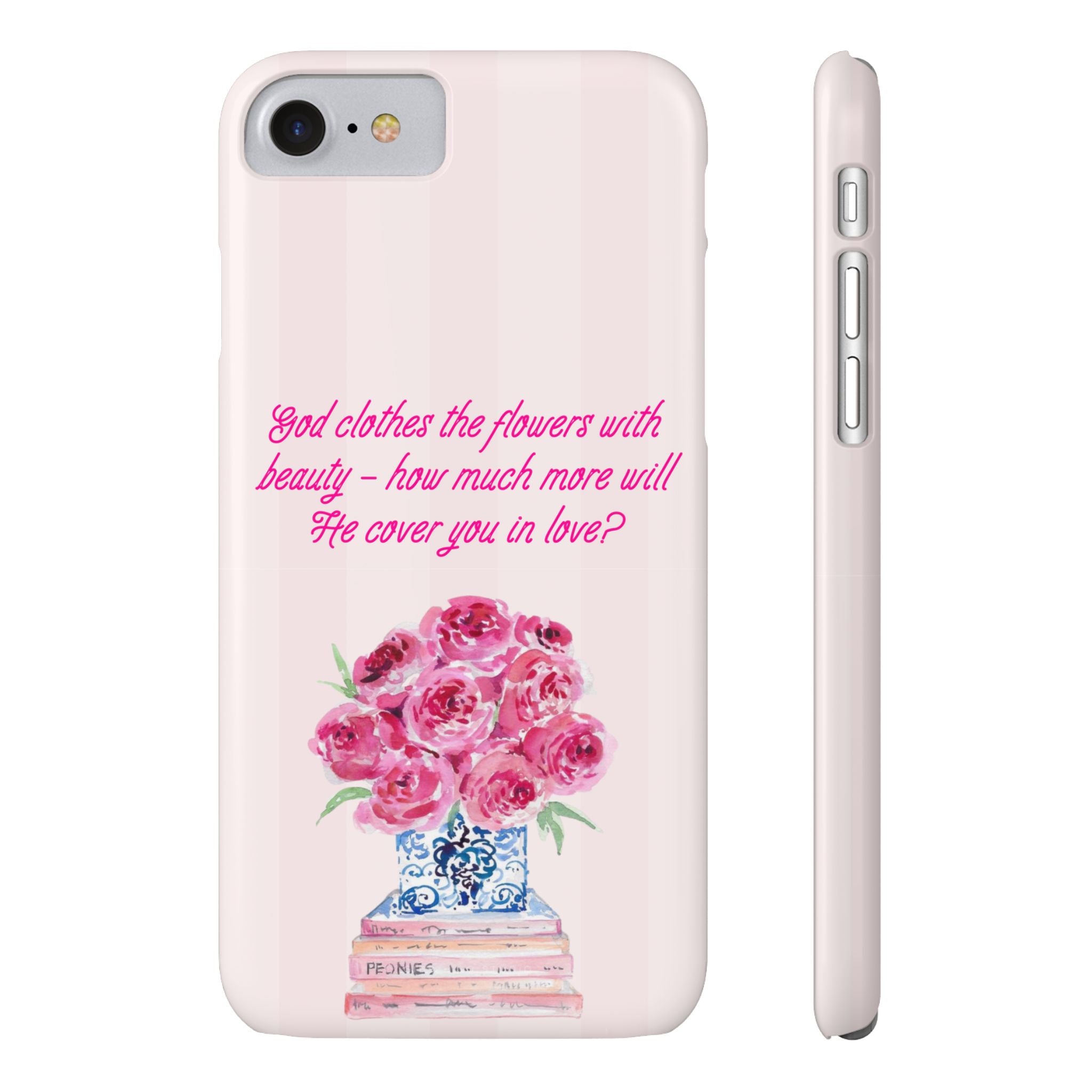 God Clothes The Flowers In Beauty Calling iPhone Case
