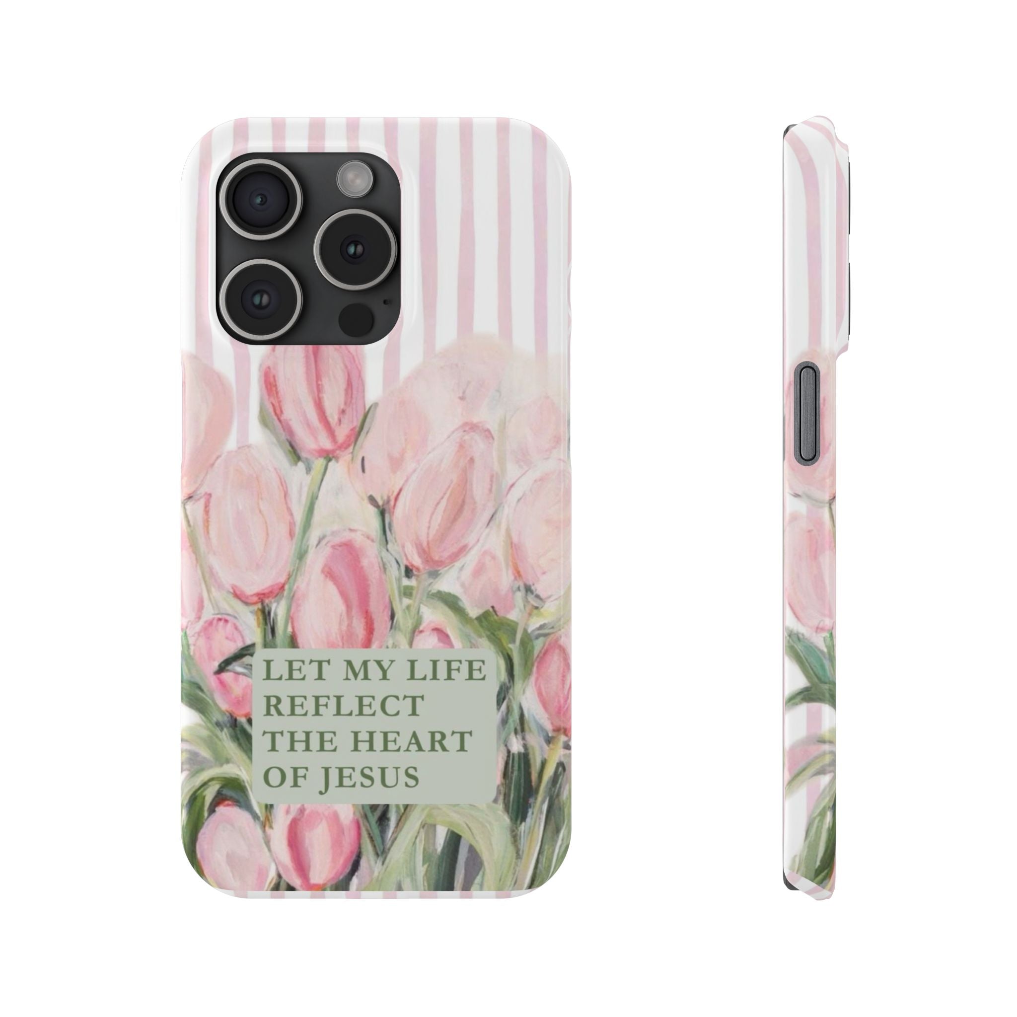 Let My Life Reflect The Heart Of Jesus iPhone Case