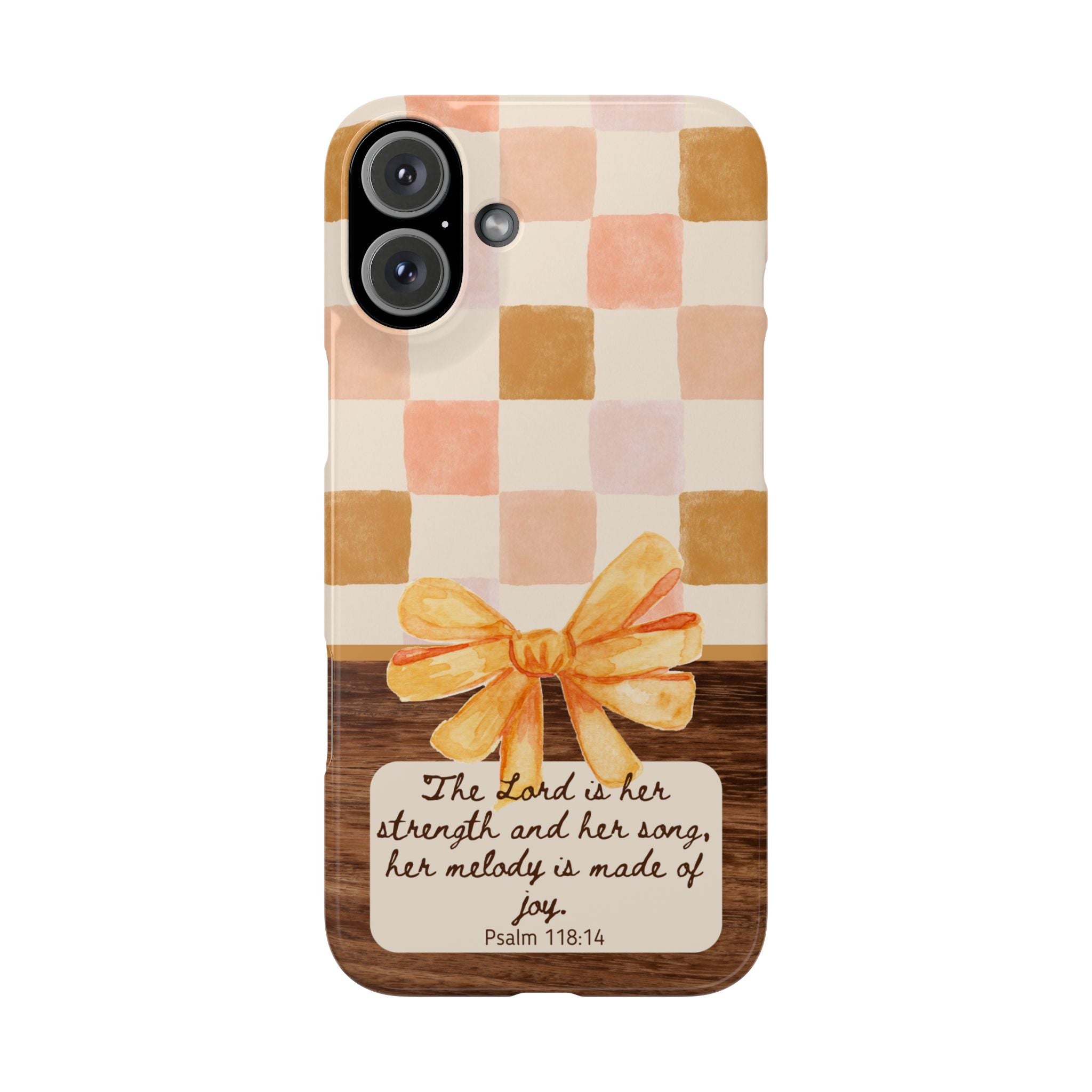The Lord Is Her Strength iPhone Case