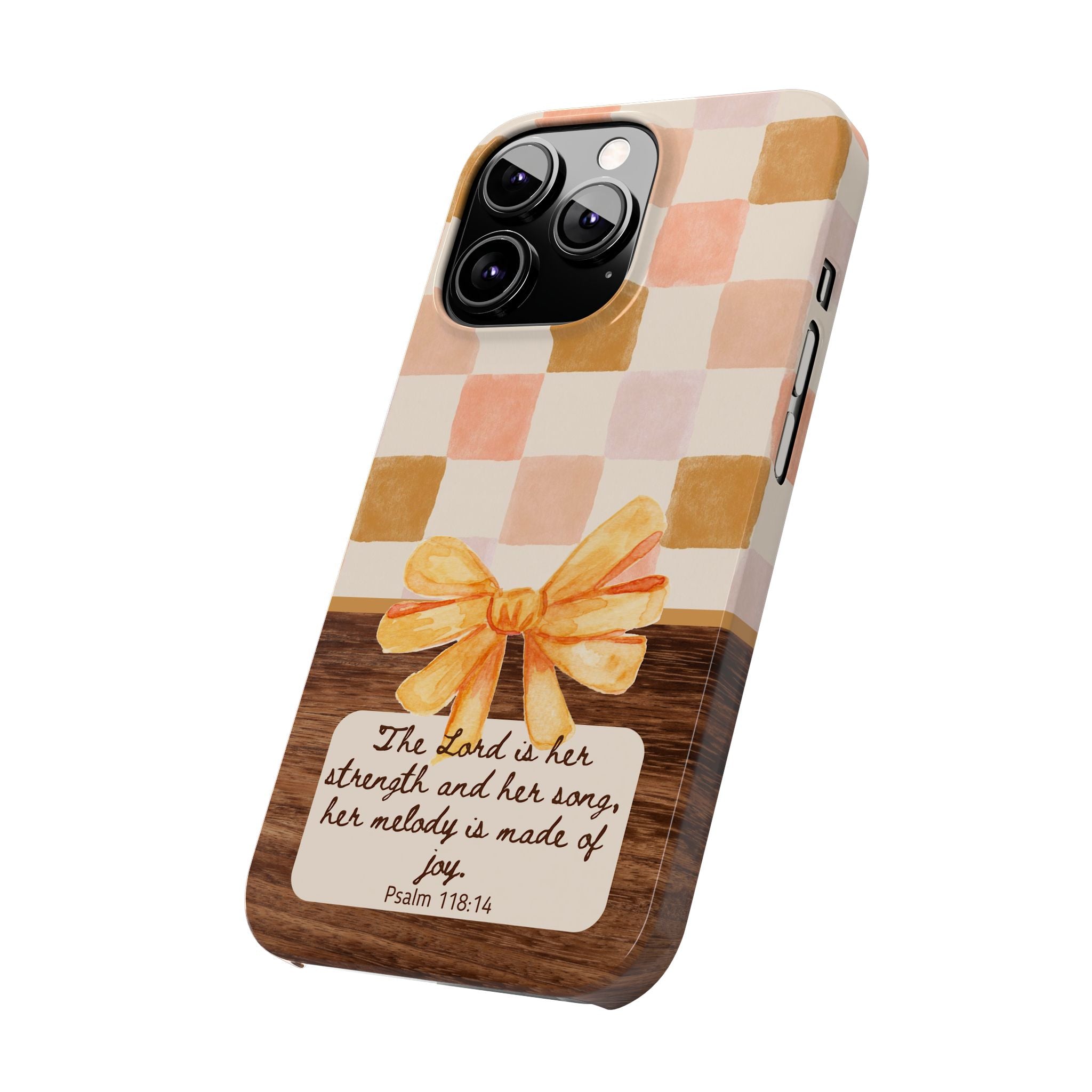 The Lord Is Her Strength iPhone Case