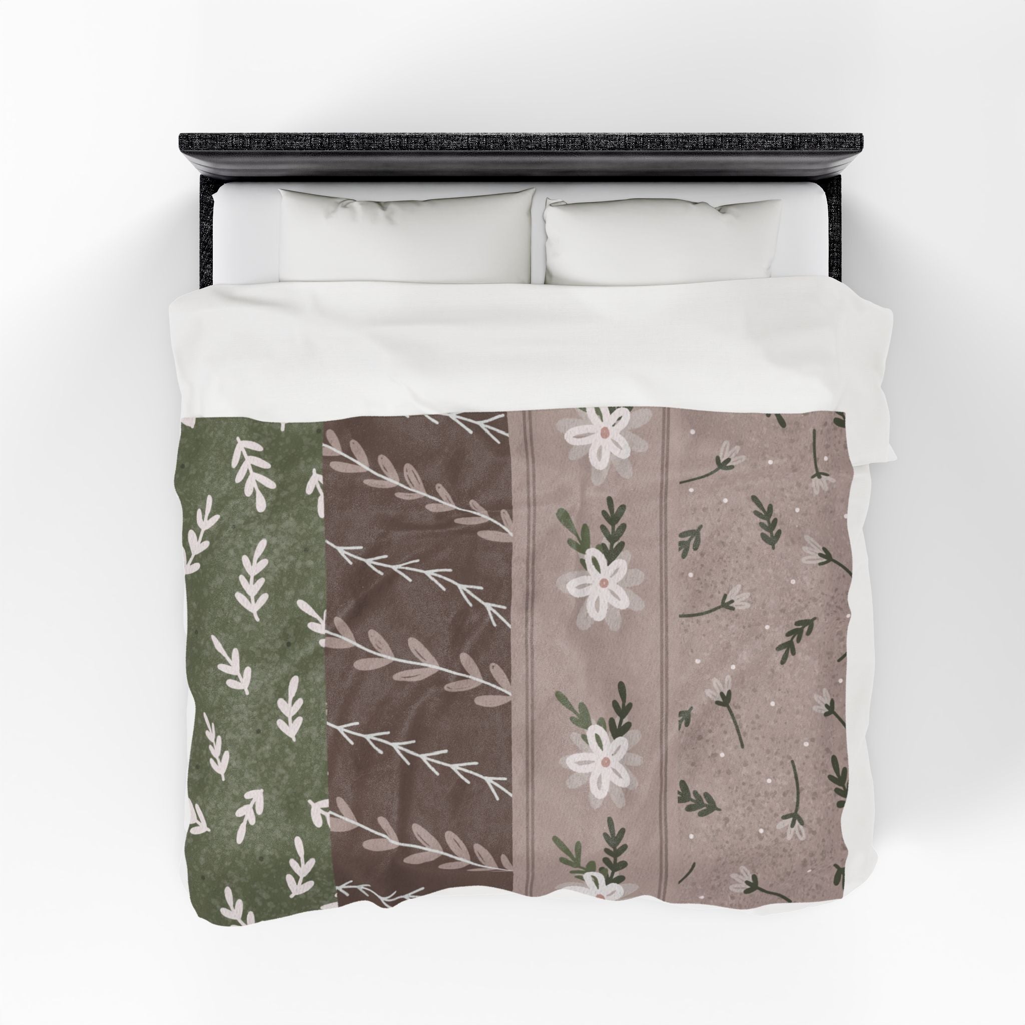 Striped Patchwork Oversized Throw Blanket By Little Grace co.