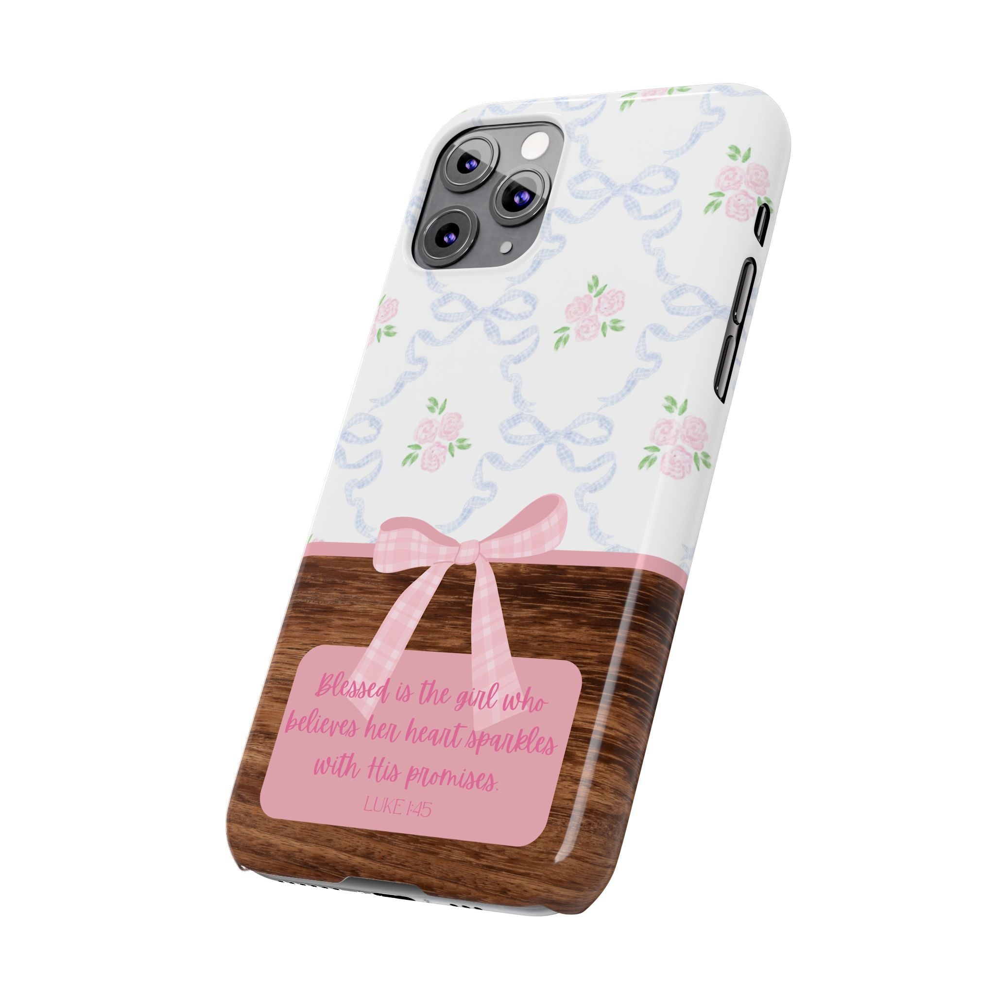 Blessed Is The Girl iPhone Case
