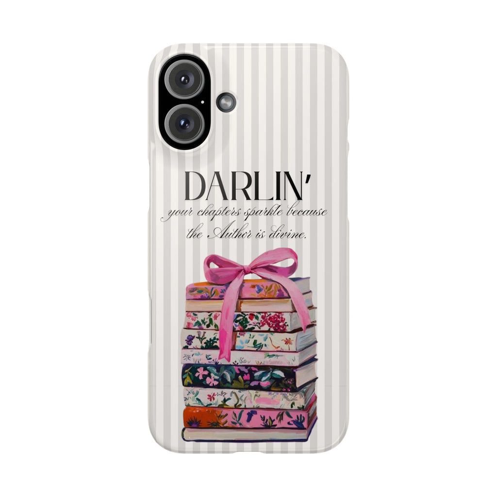 Darlin’ The Author Is Devine iPhone Case