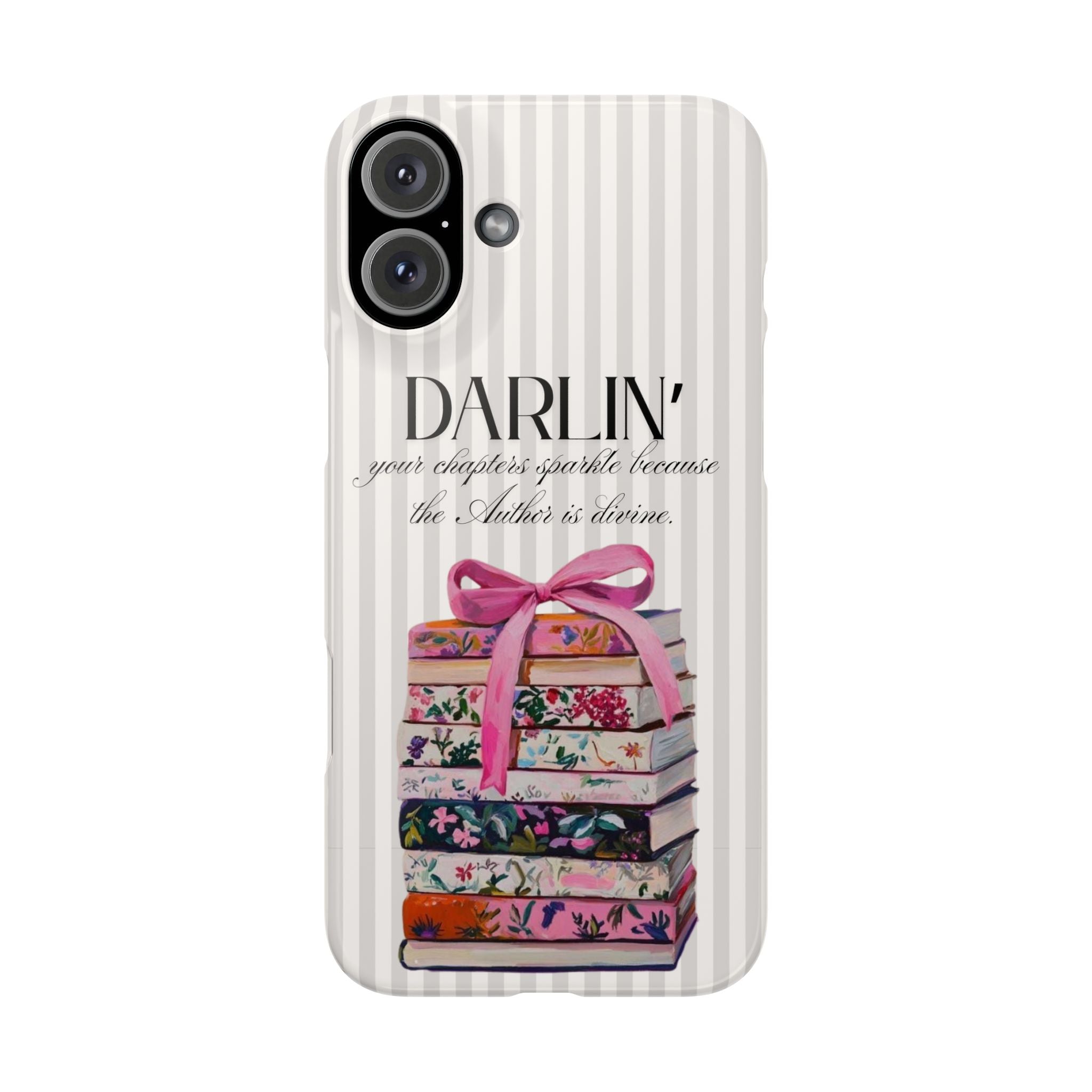 Darlin’ The Author Is Devine iPhone Case