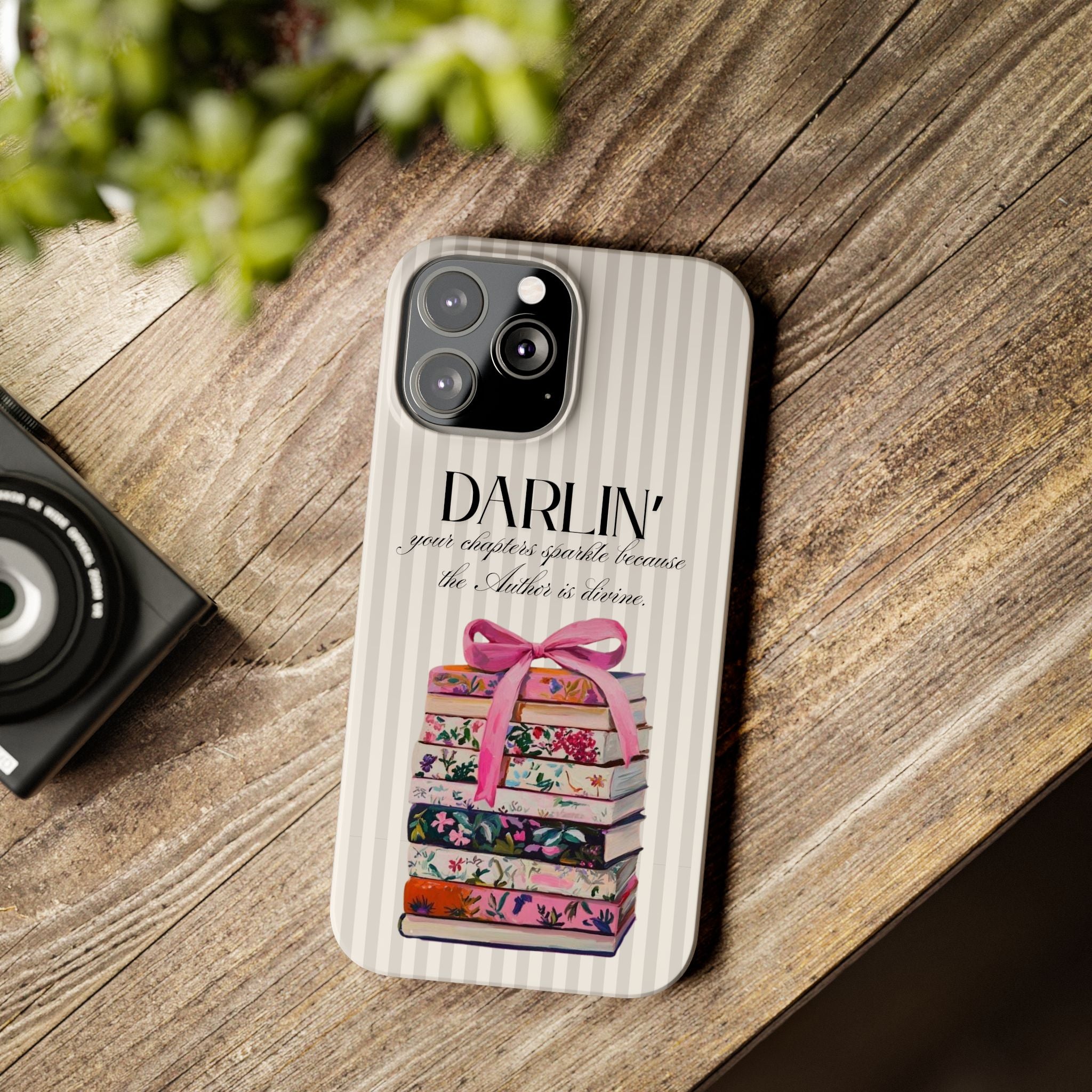 Darlin’ The Author Is Devine iPhone Case