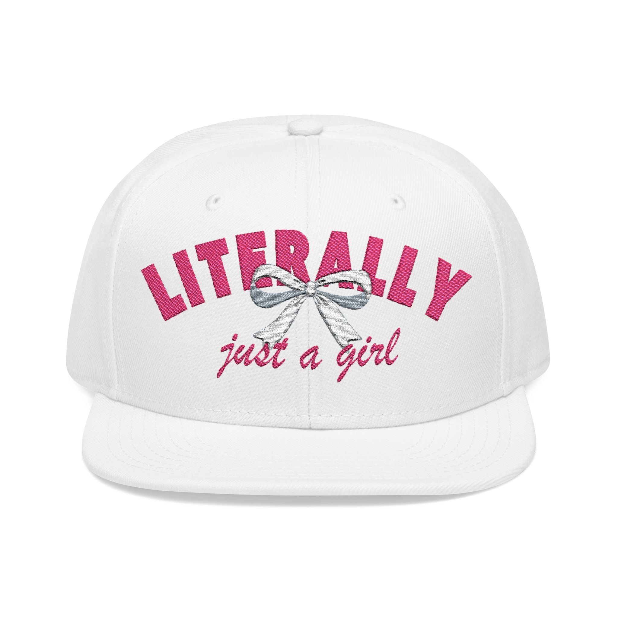 Literally Just A Girl Embroidered Hat