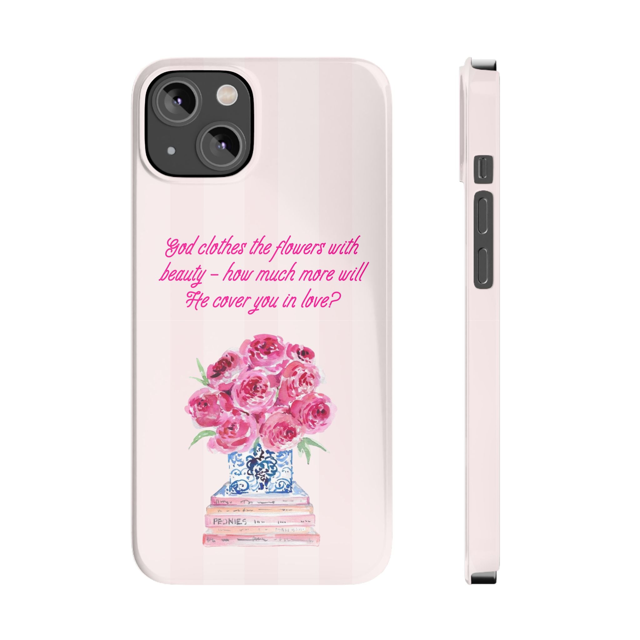 God Clothes The Flowers In Beauty Calling iPhone Case