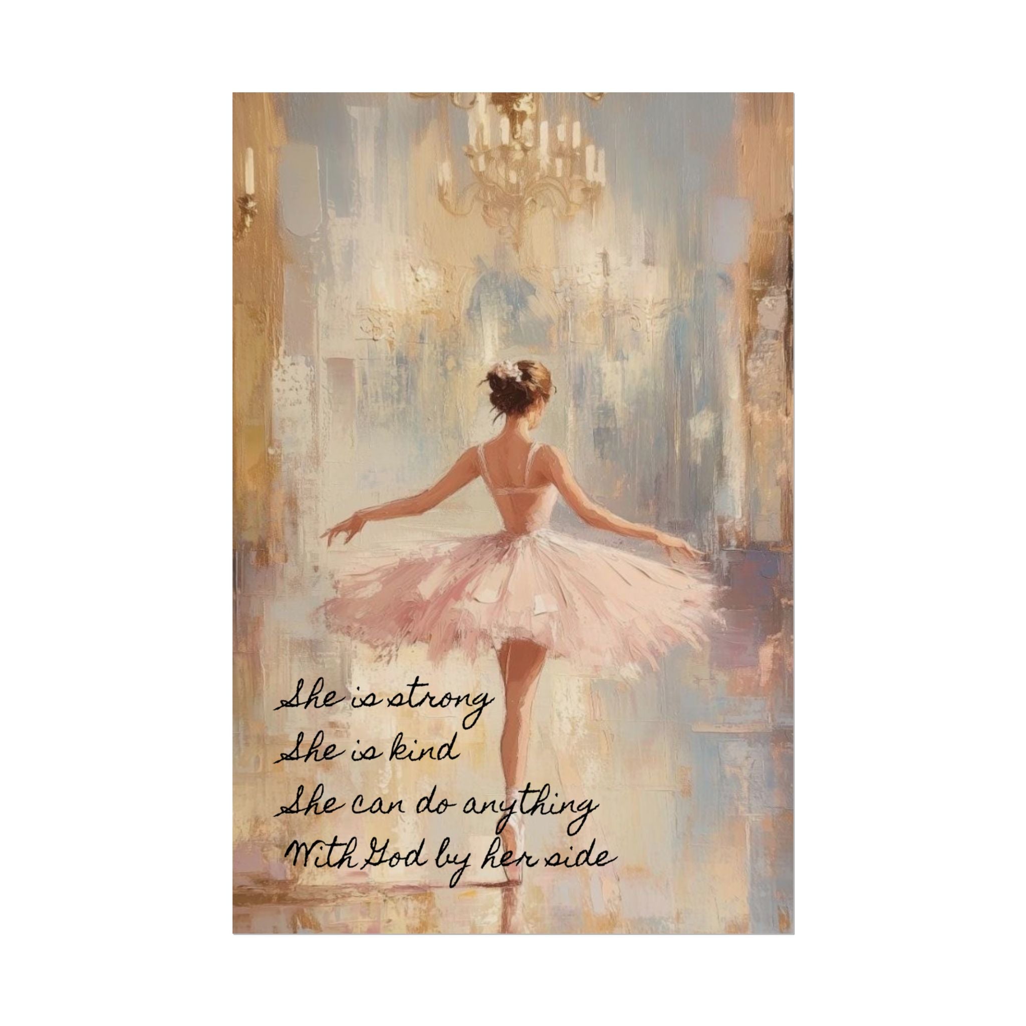 She Is Strong Unframed Poster