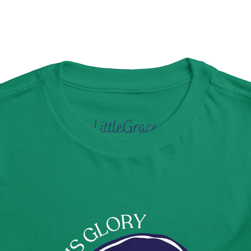 All For His Glory Smiley Toddler Tee
