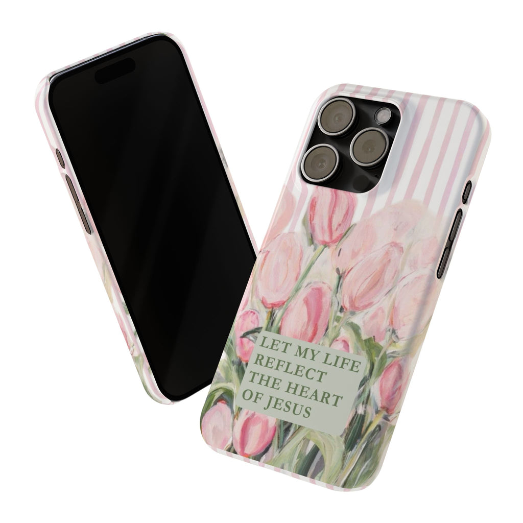 Let My Life Reflect The Heart Of Jesus iPhone Case