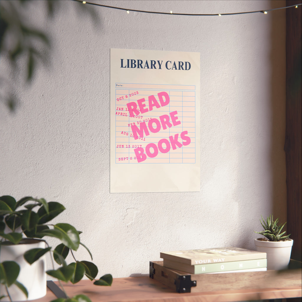 Library Card Unframed Poster