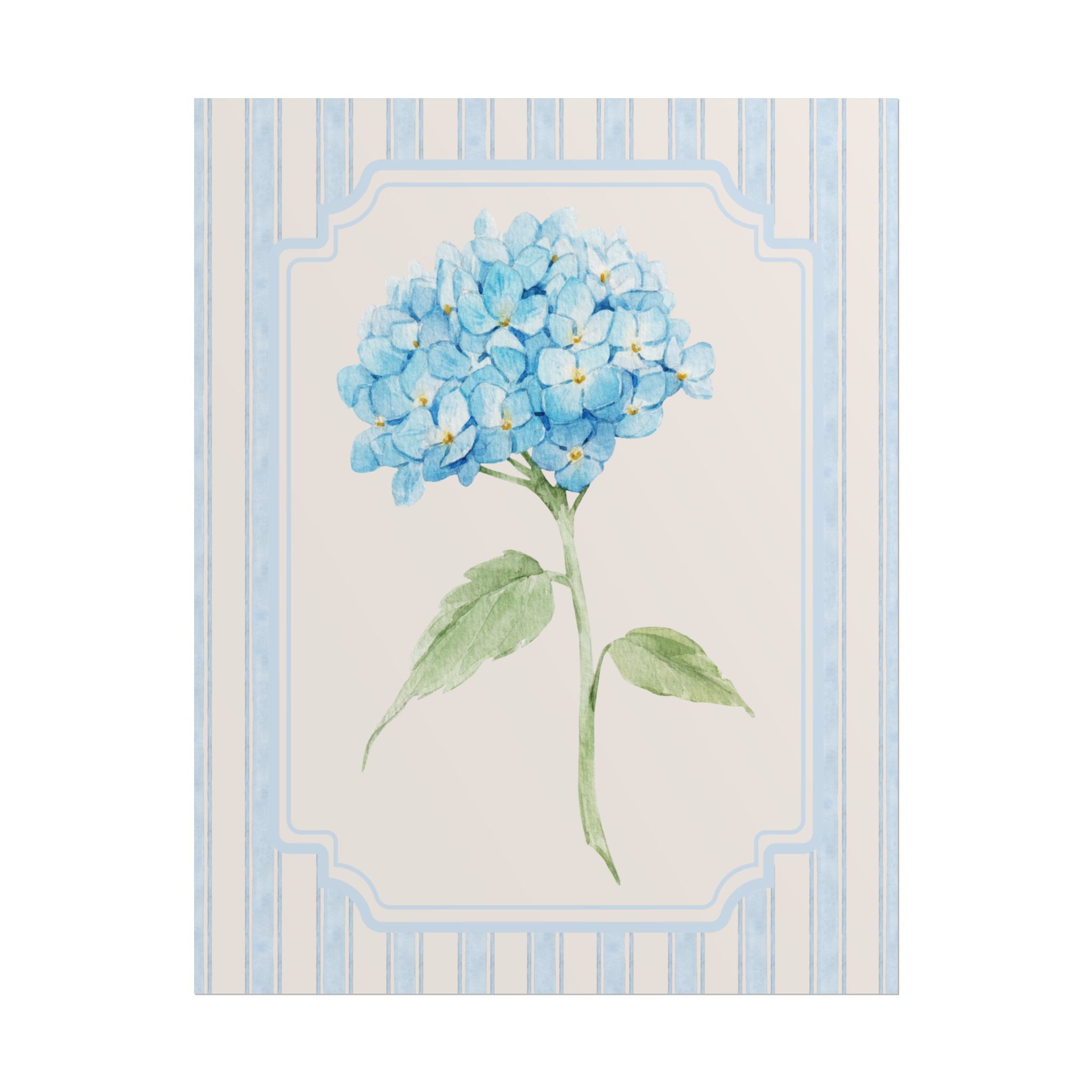 Blue Hydrangea Two Unframed Poster