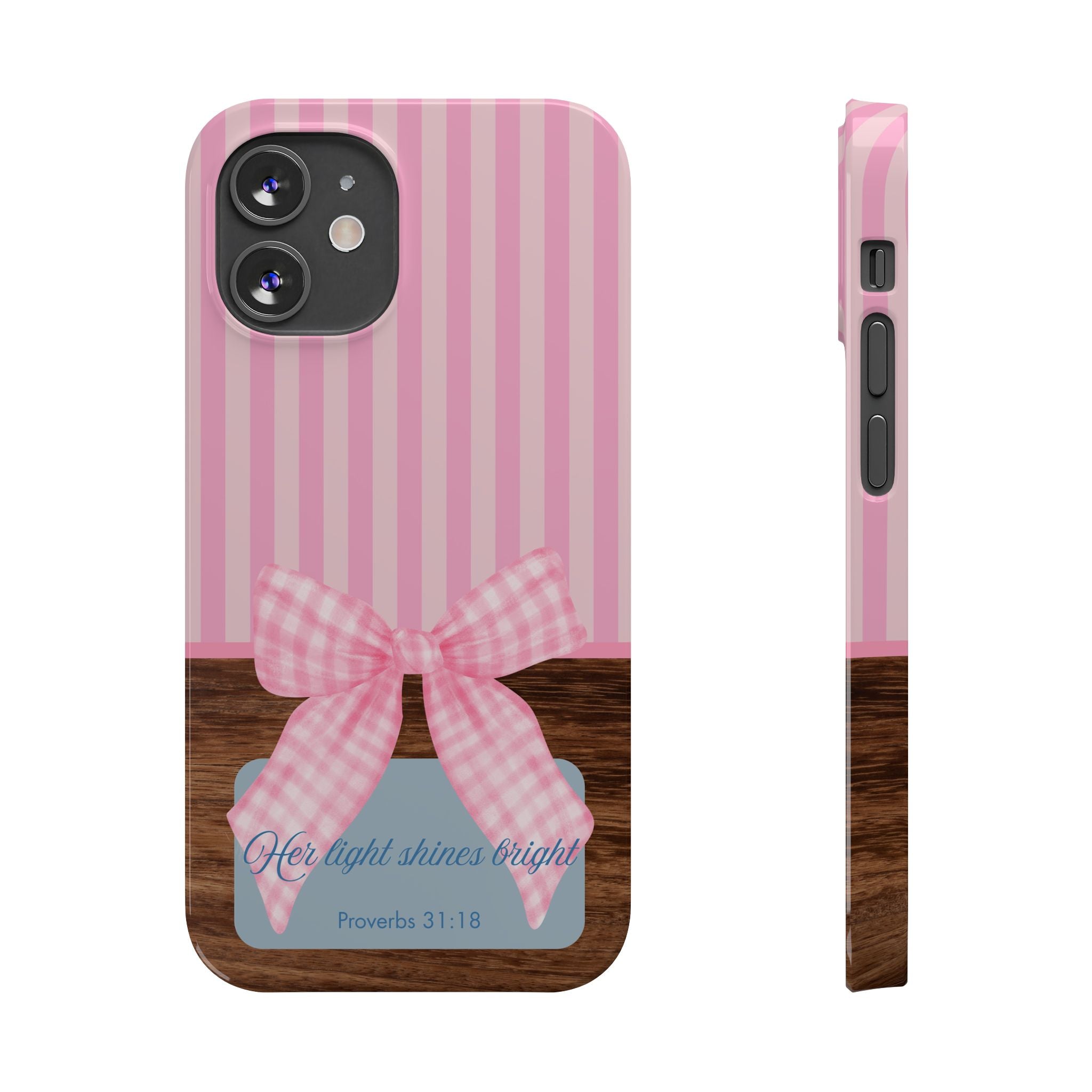 Her Light Shines Bright iPhone Case