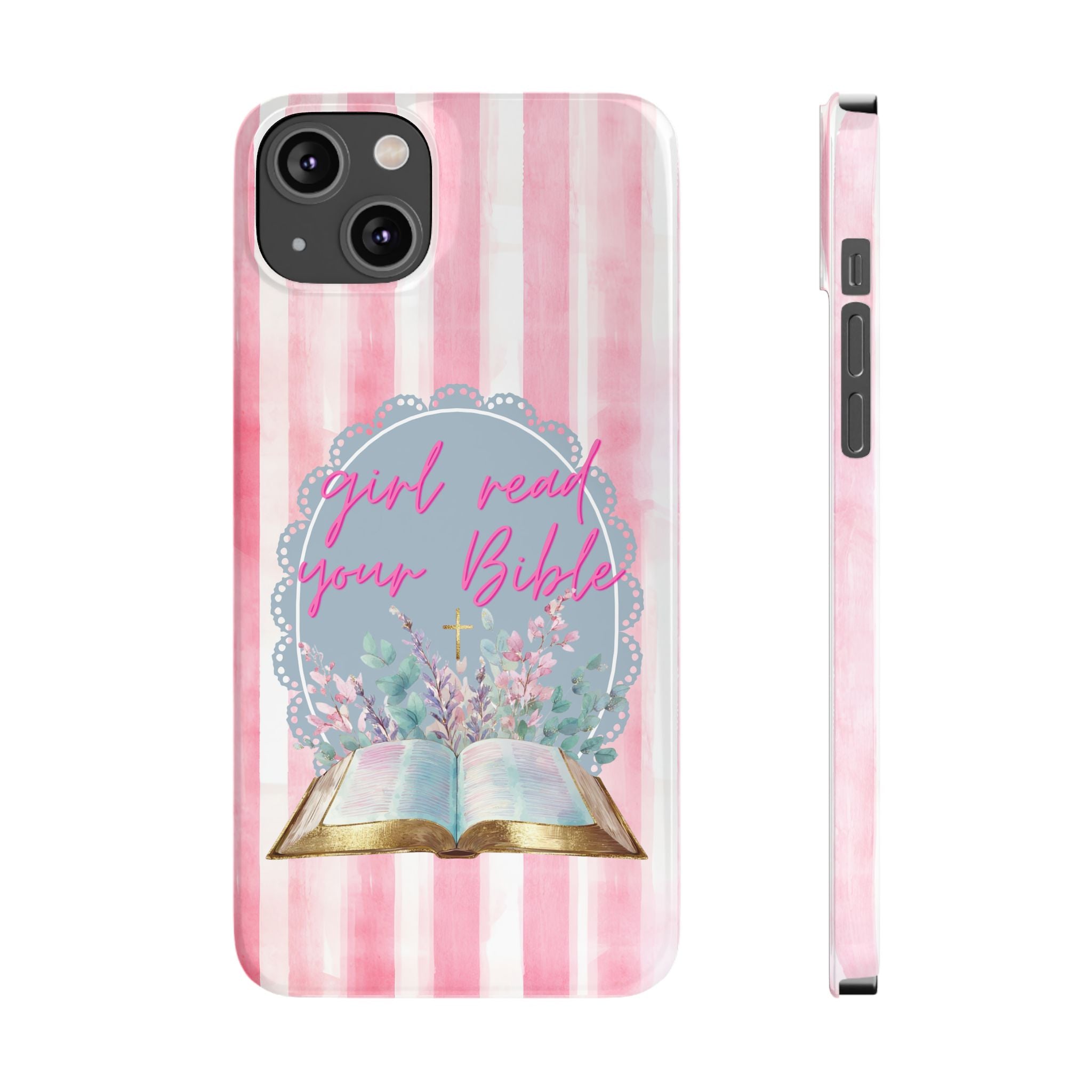 Girl Read Your Bible iPhone Case