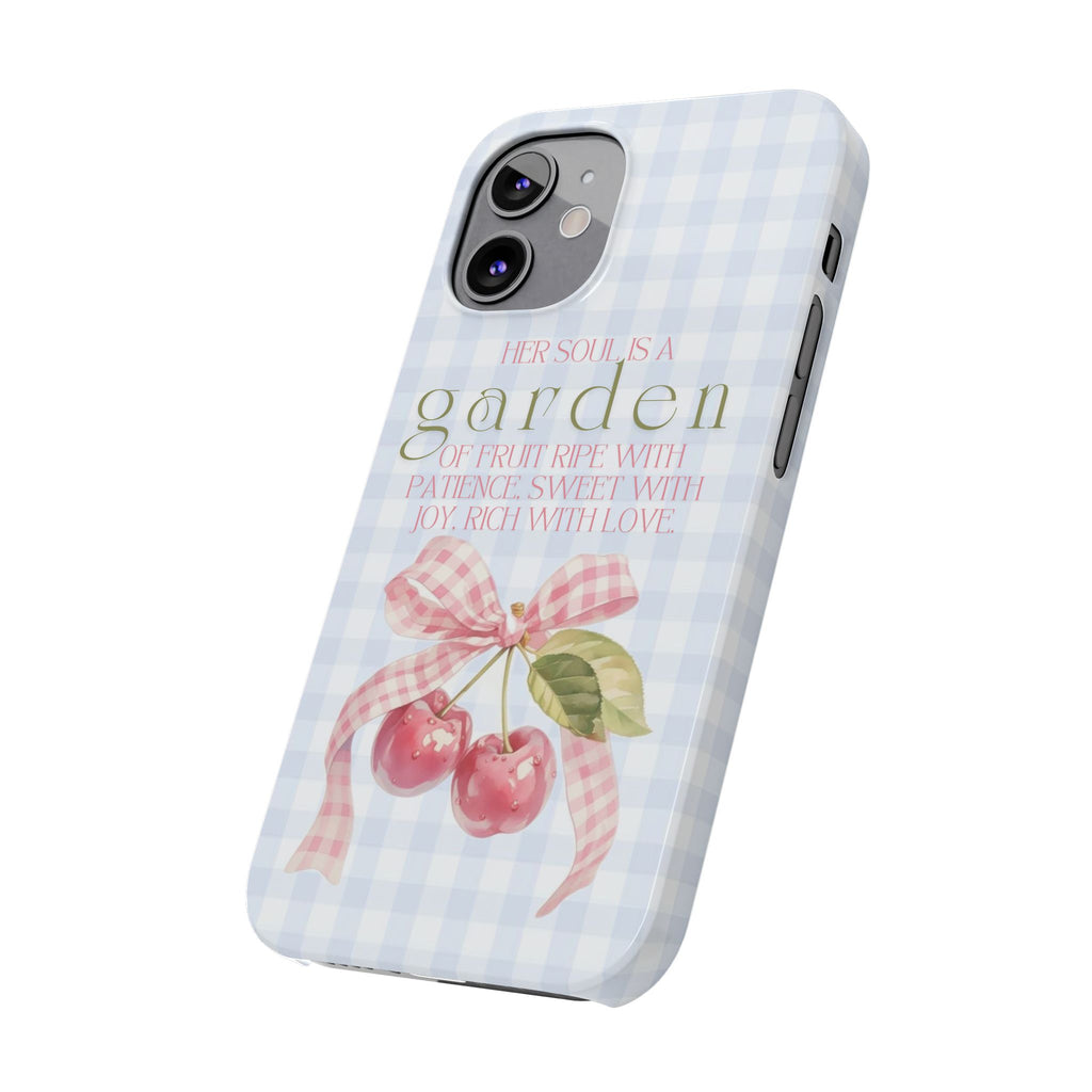 Her Soul Is A Garden iPhone Case